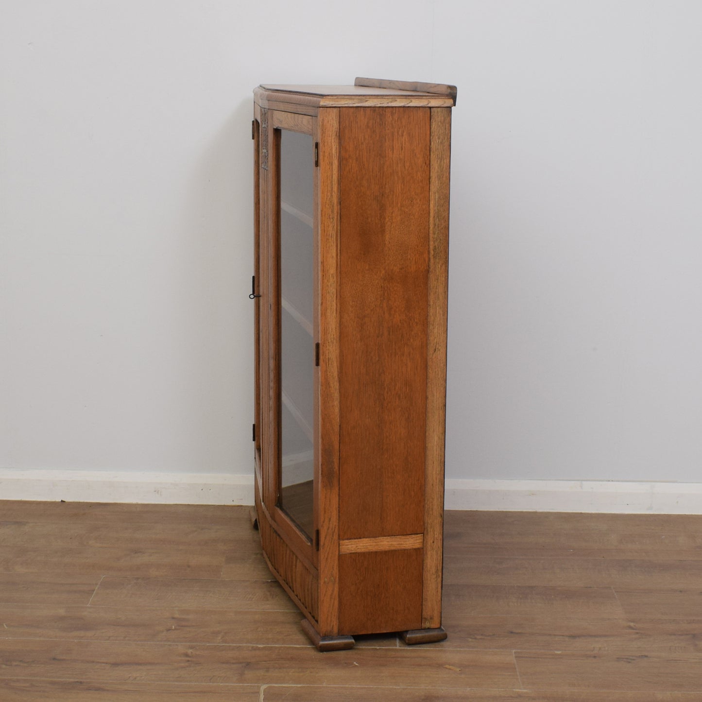 Oak Glazed Bookcase
