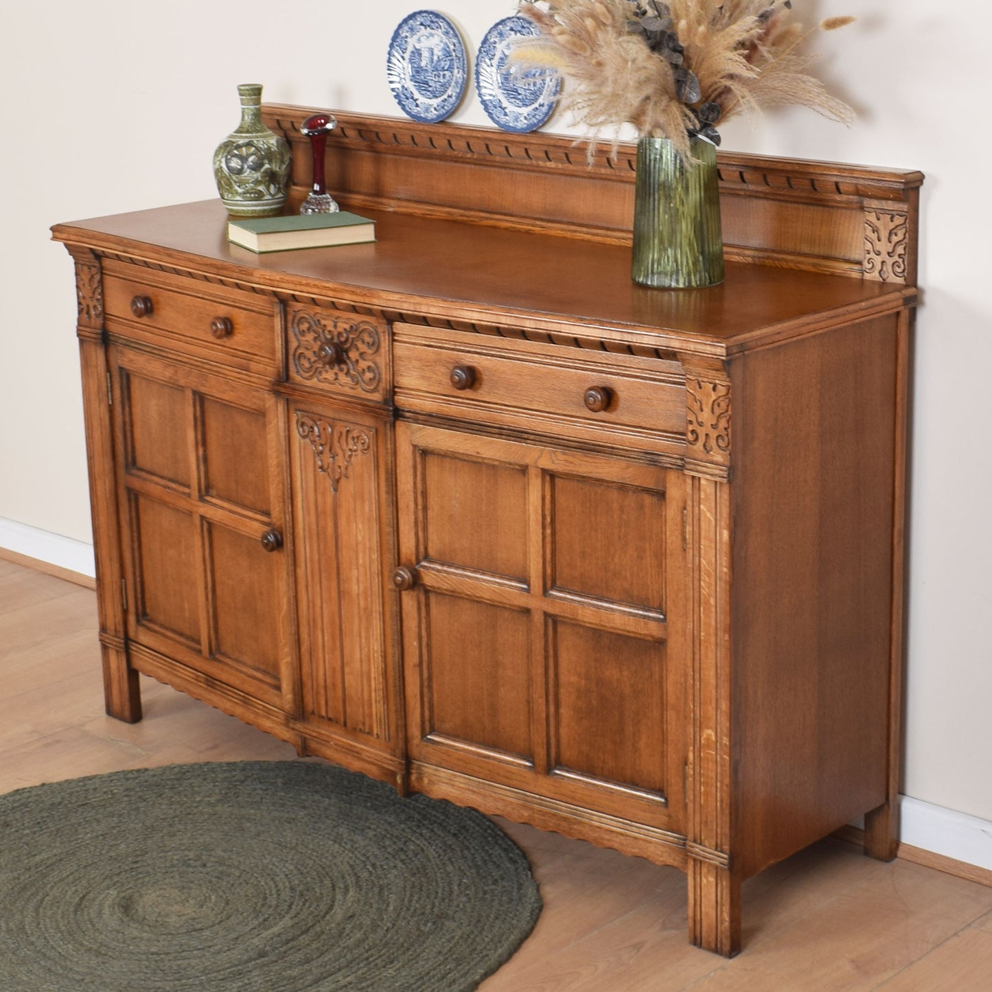Restored Oak Sideboard