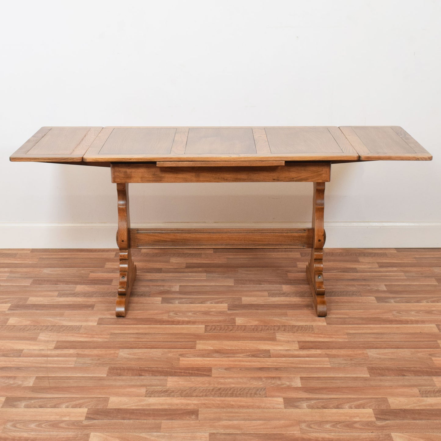 Ercol Draw Leaf Table and Six Chairs