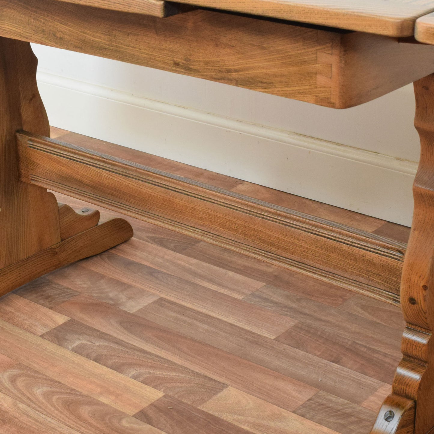 Ercol Draw Leaf Table and Six Chairs