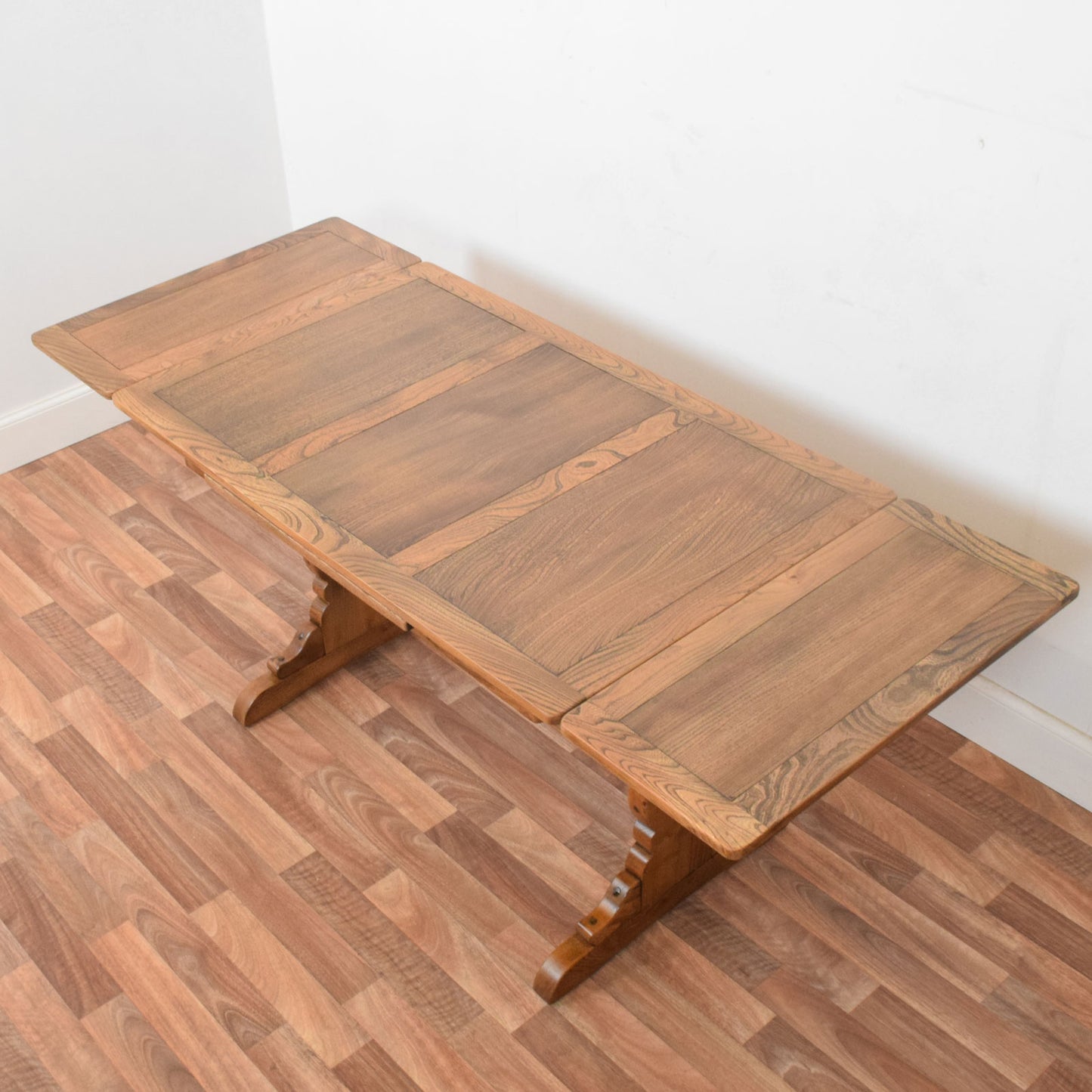 Ercol Draw Leaf Table and Six Chairs