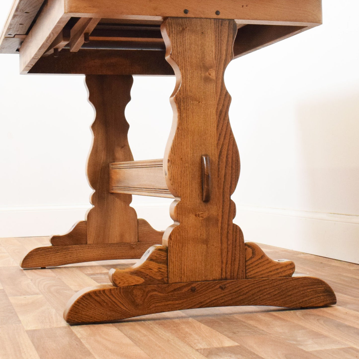 Ercol Draw Leaf Table and Six Chairs