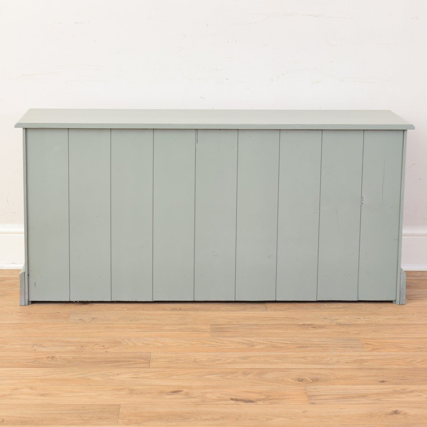 Painted Pine Low Chest Of Drawers