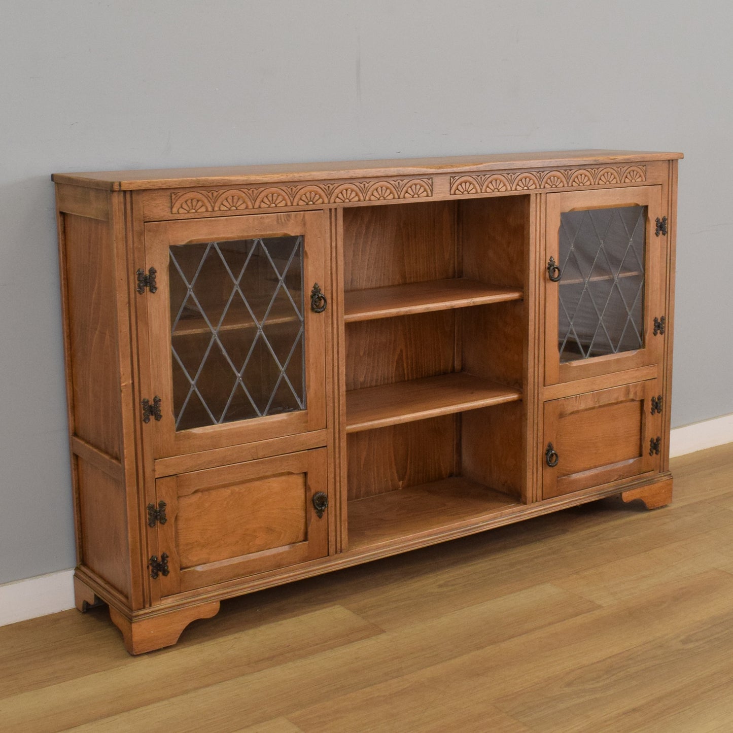 Restored Glazed Display Cabinet