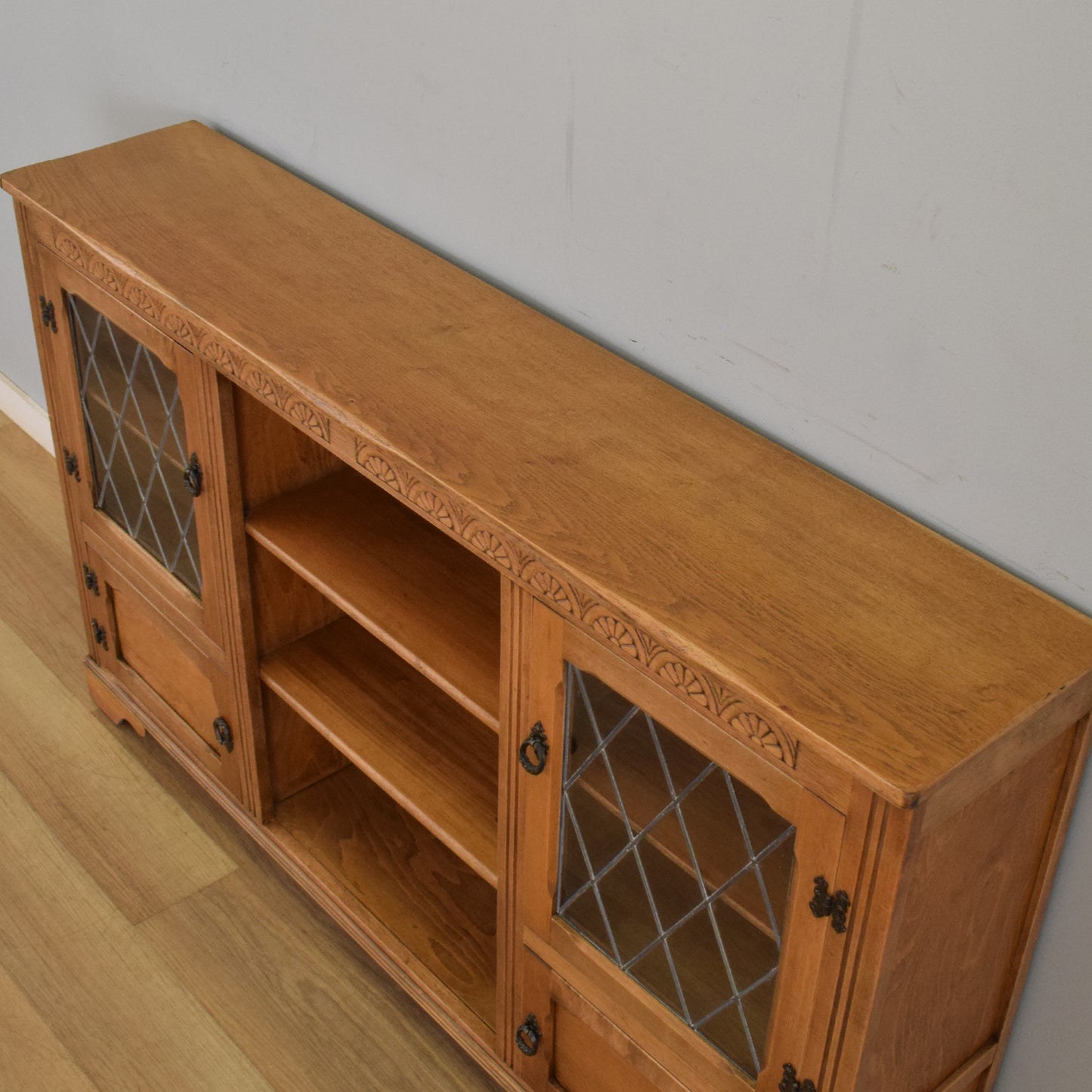 Restored Glazed Display Cabinet
