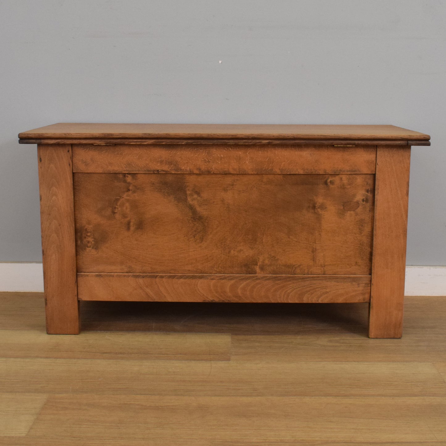 Linenfold Blanket Box