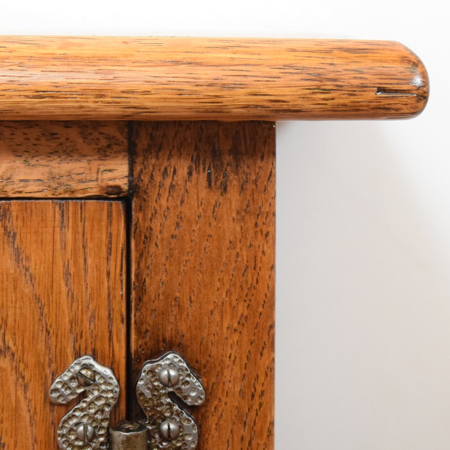 Carved Oak Pot Cupboard