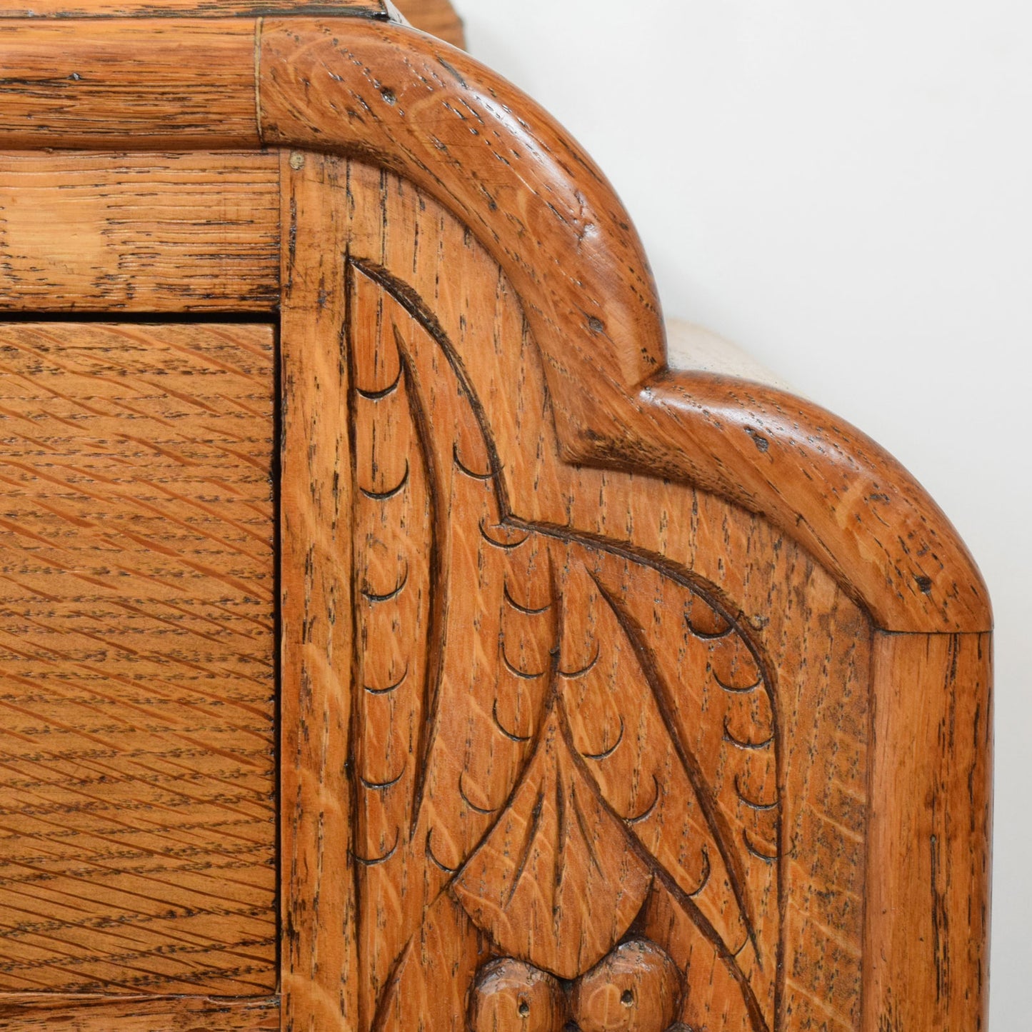 Carved Oak Sideboard