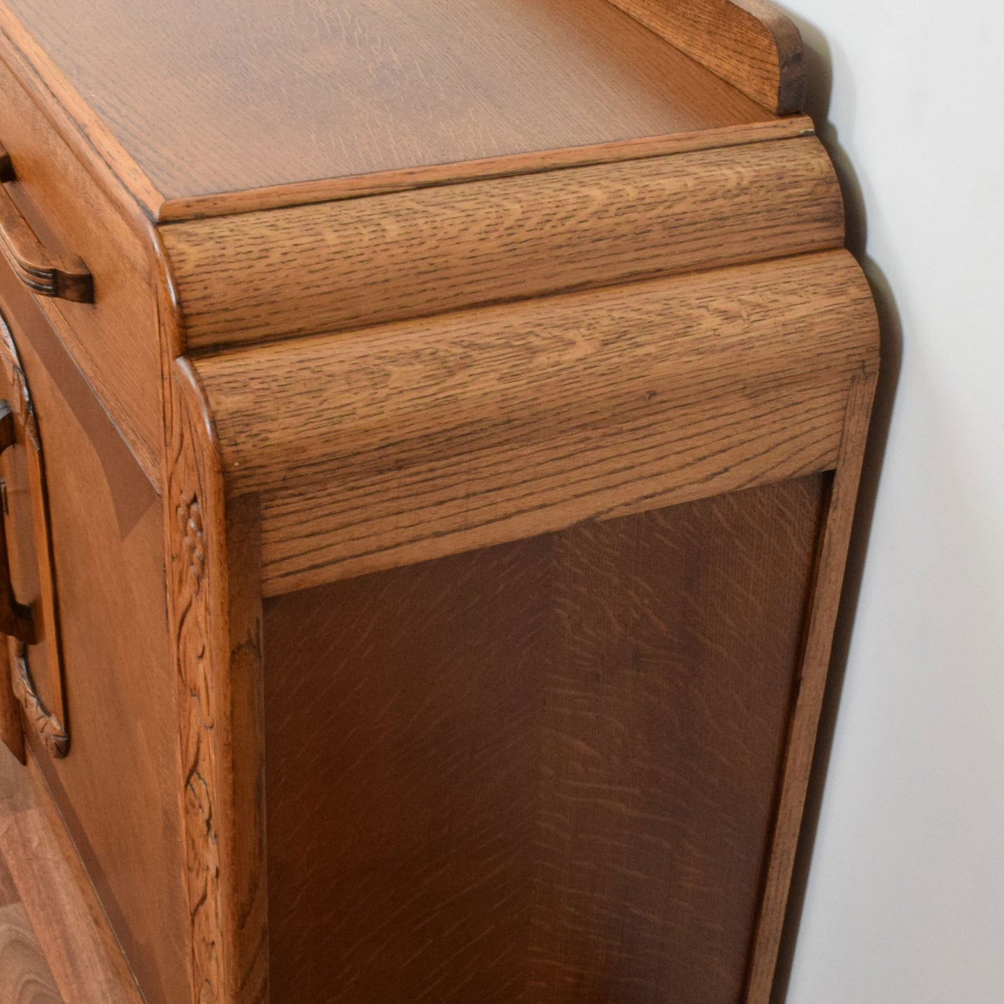 Carved Oak Sideboard