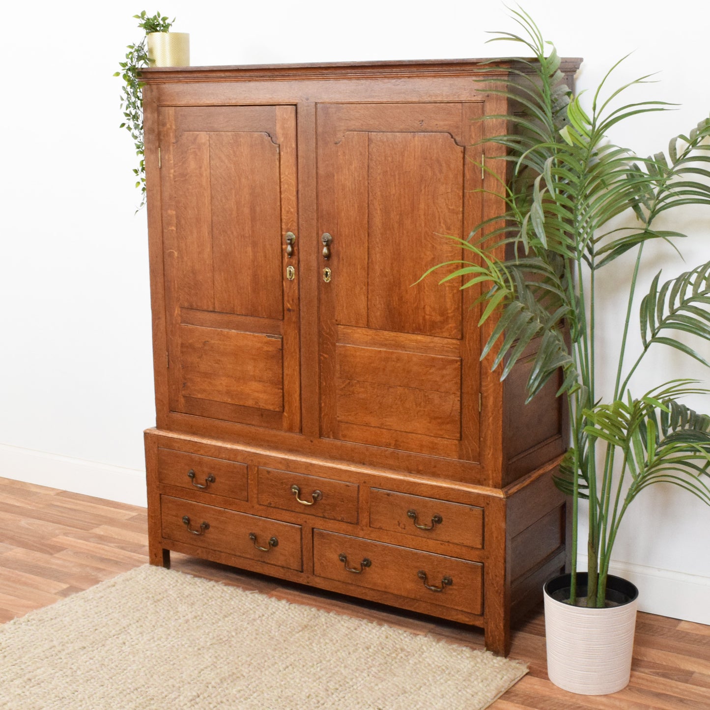 Restored Oak Wardrobe
