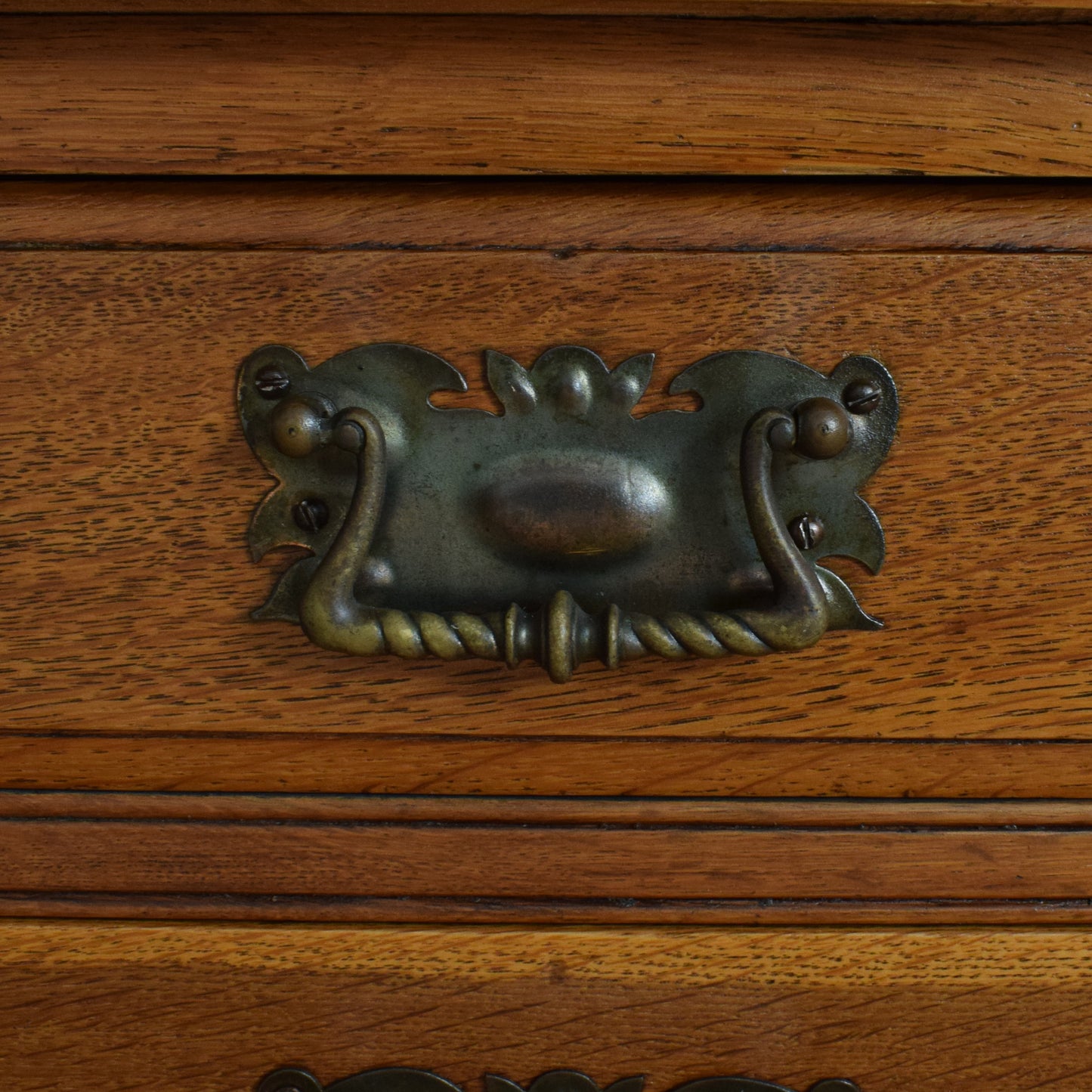 Large Carved Oak Dresser