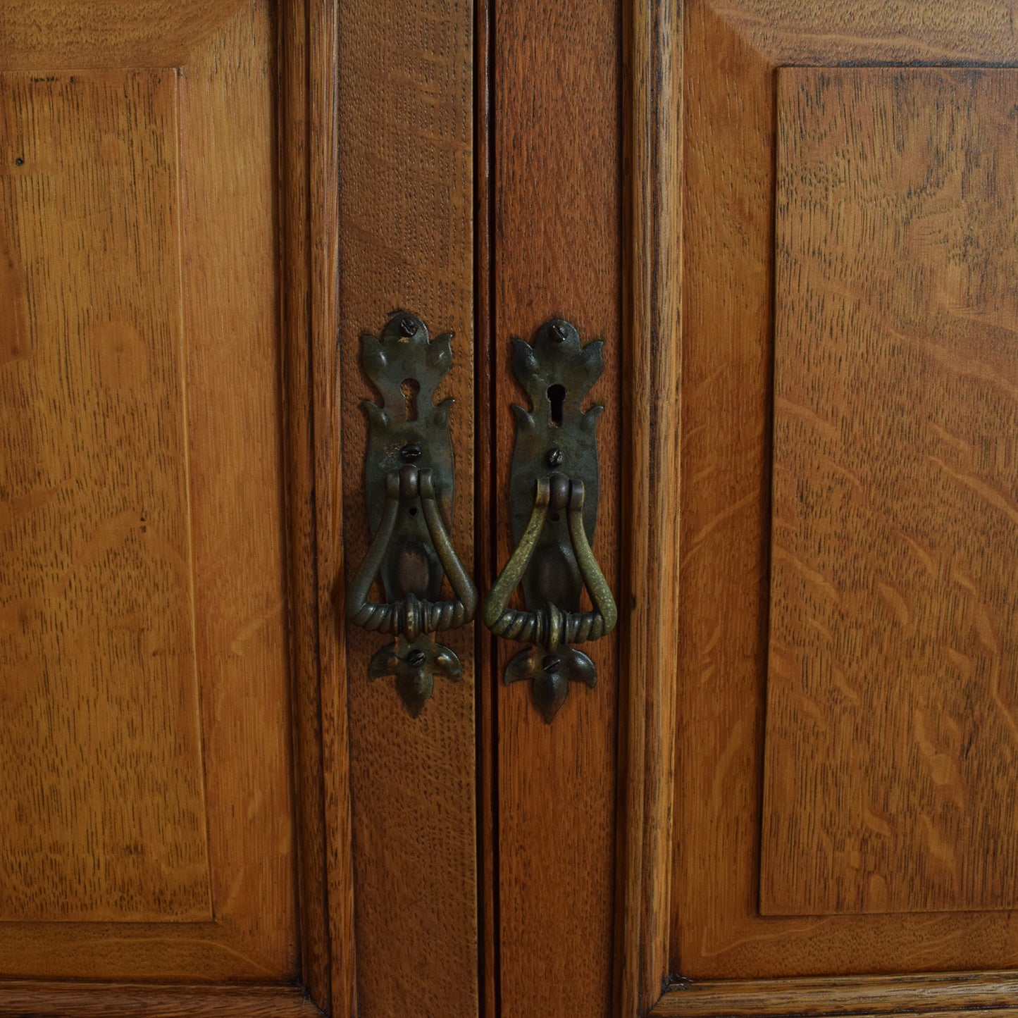 Large Carved Oak Dresser