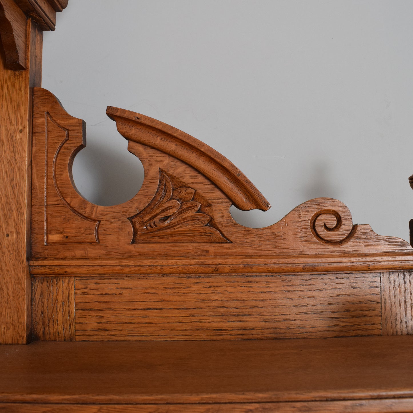 Large Carved Oak Dresser