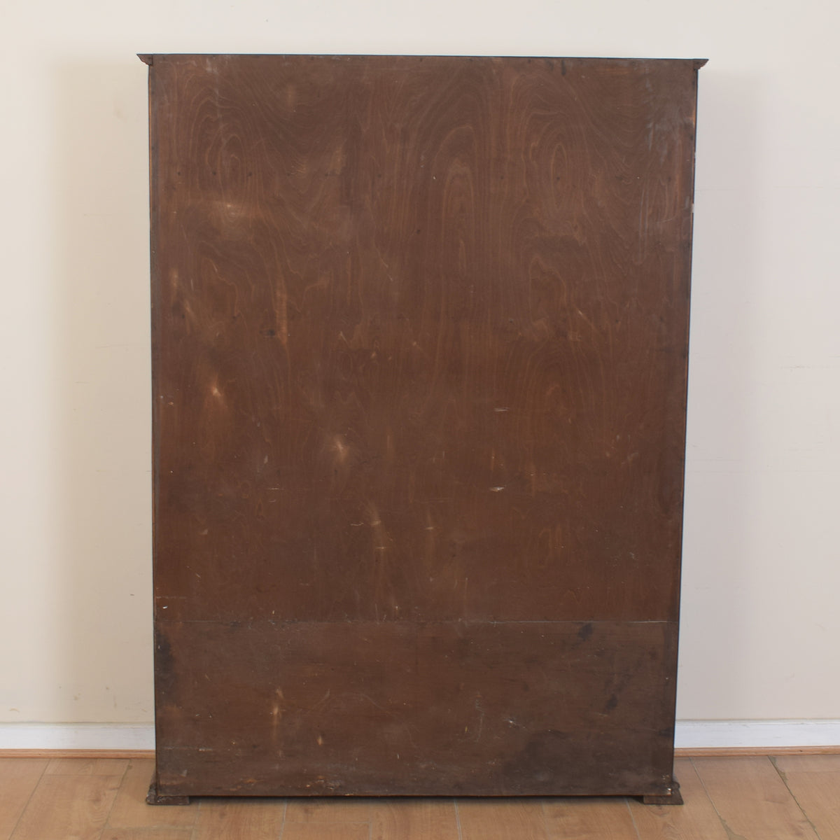 Tall Glazed Mahogany Display Unit.