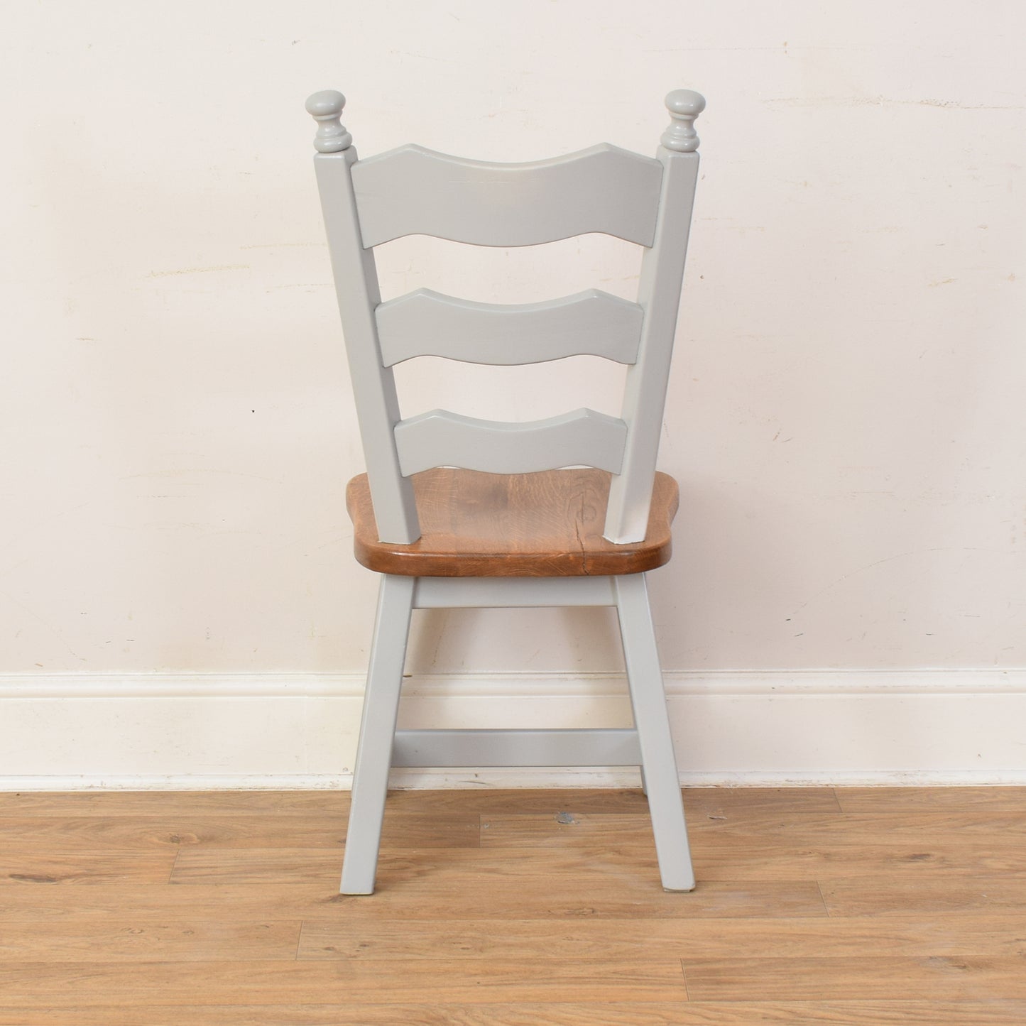 Oak Painted Table And Four Chairs