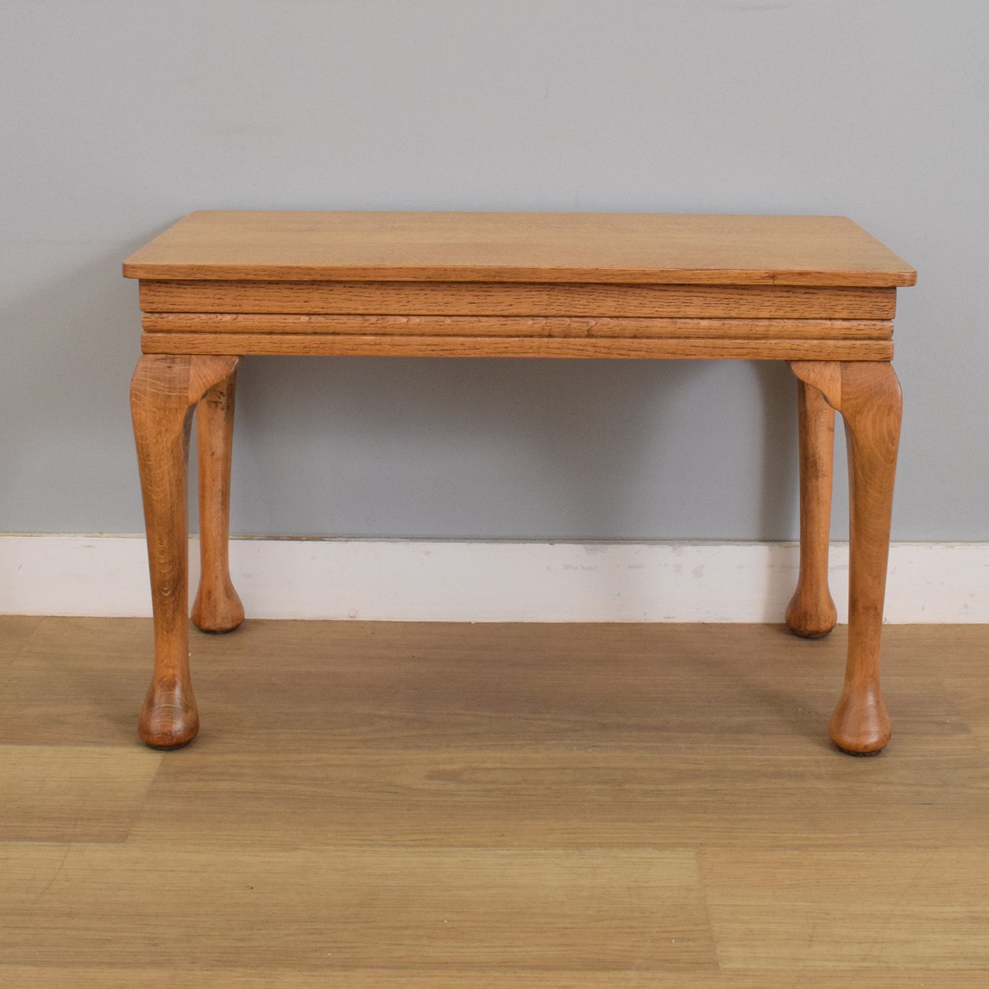 Small Oak-Veneer Coffee Table