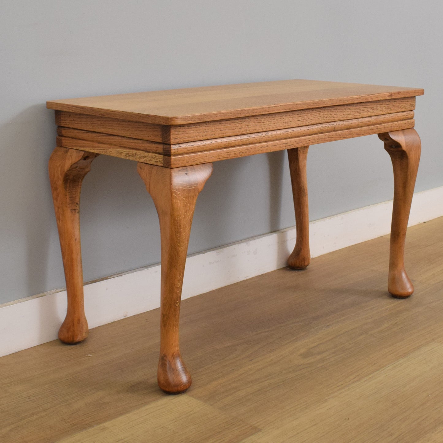 Small Oak-Veneer Coffee Table