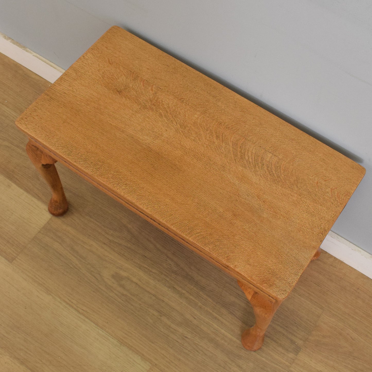 Small Oak-Veneer Coffee Table