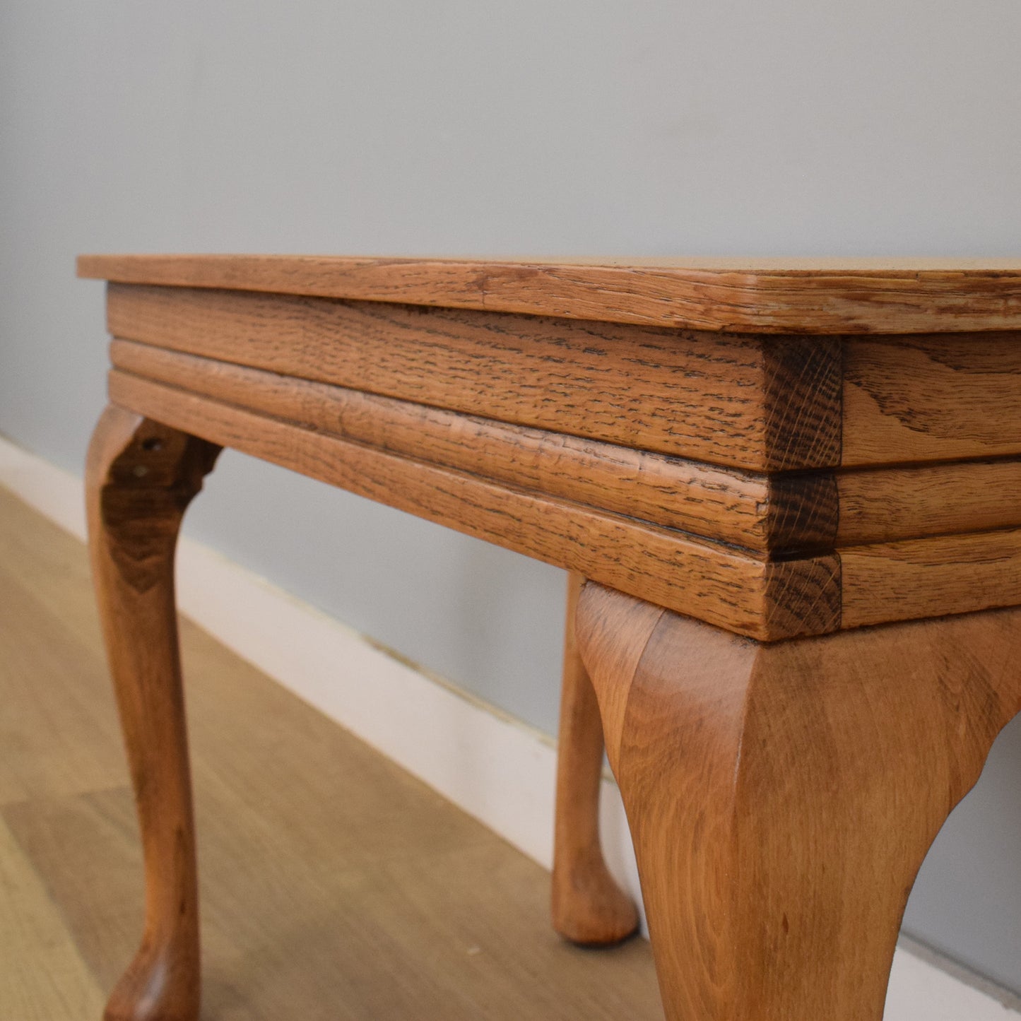 Small Oak-Veneer Coffee Table