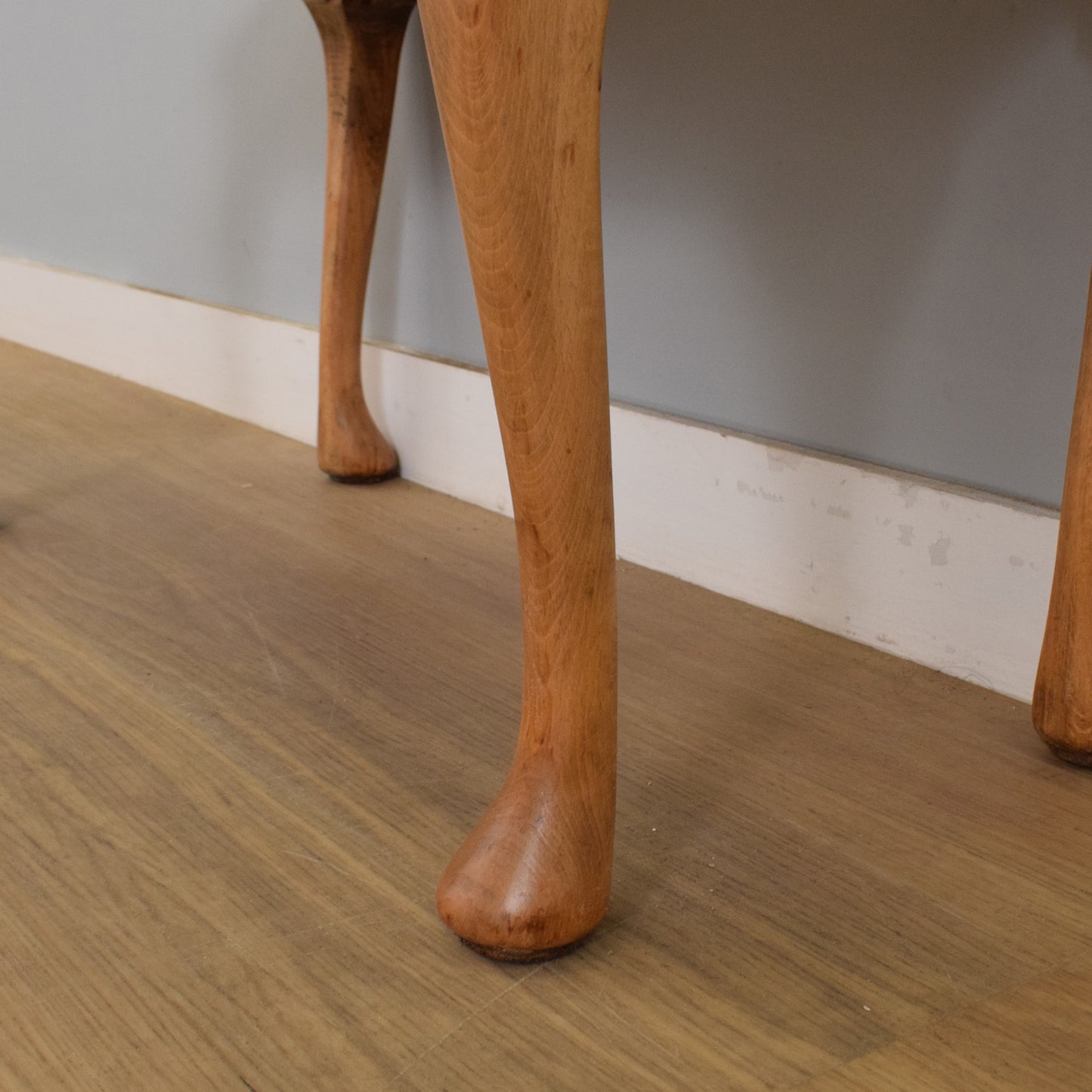 Small Oak-Veneer Coffee Table