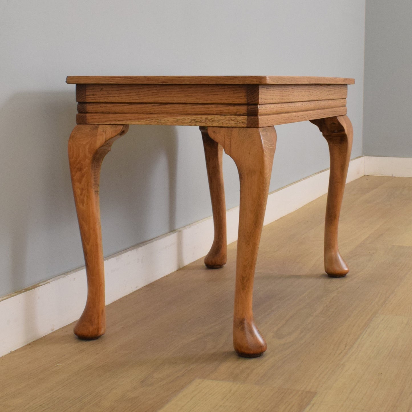 Small Oak-Veneer Coffee Table