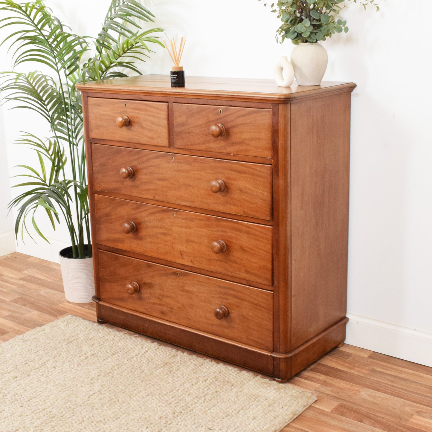 Restored Mahogany Chest of Drawers