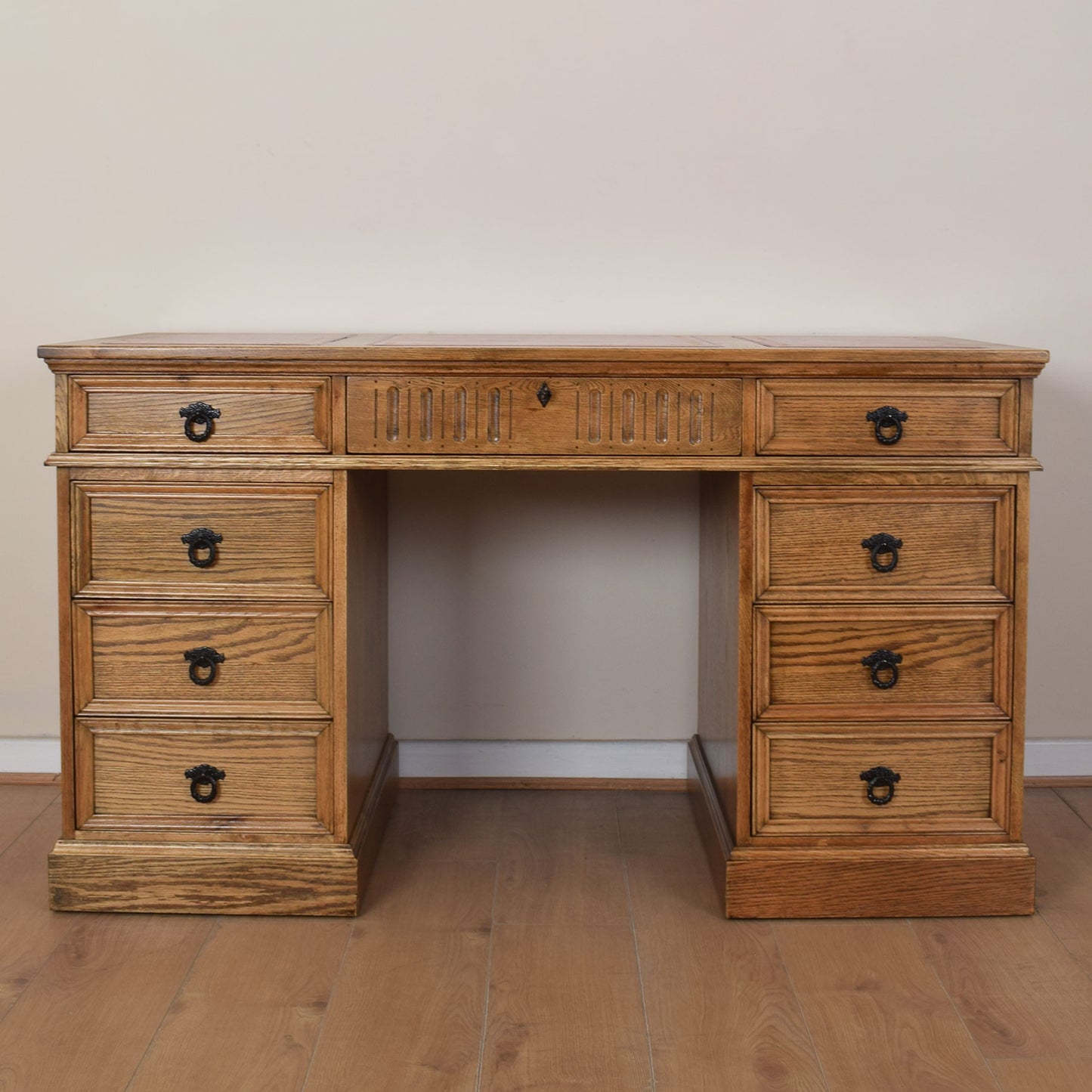Jaycee Leather-Top Writing Desk