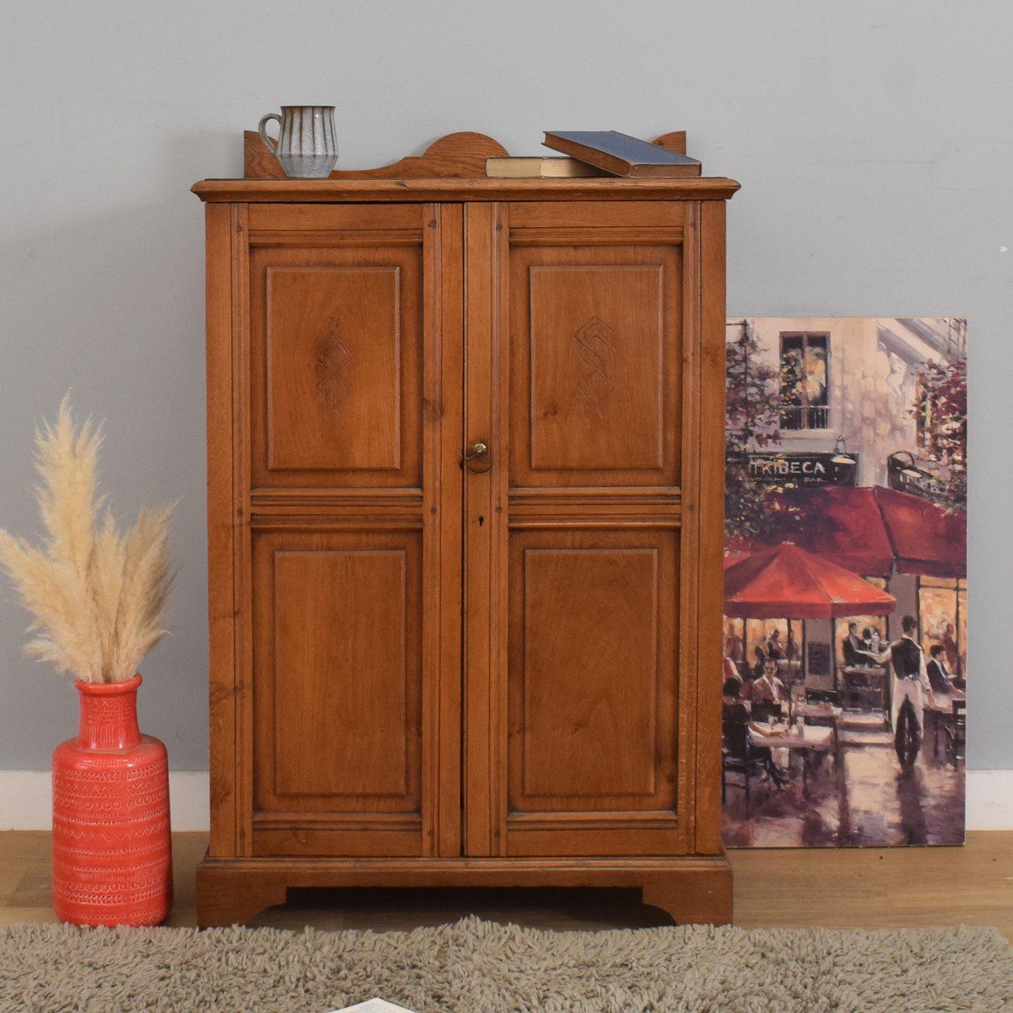 Rustic Oak Cabinet
