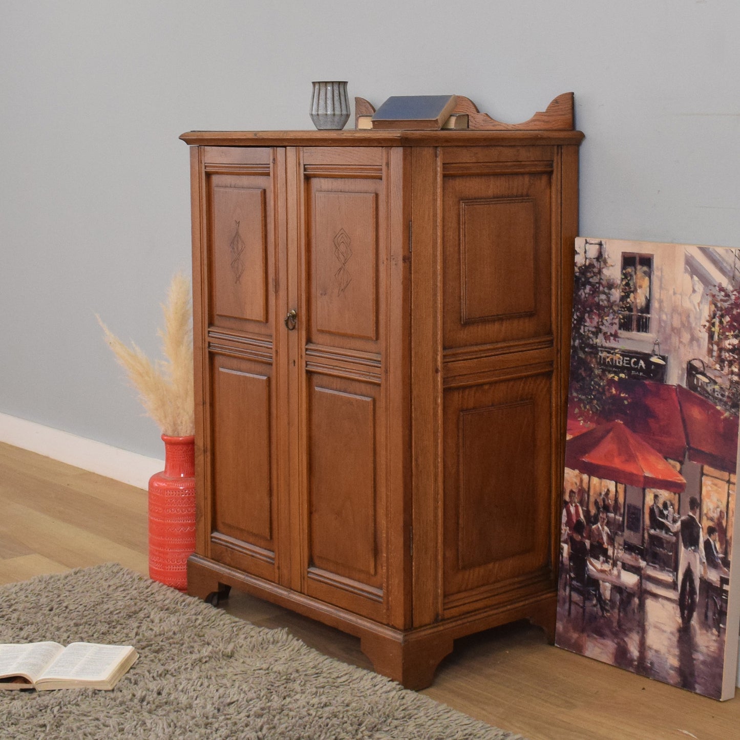 Rustic Oak Cabinet