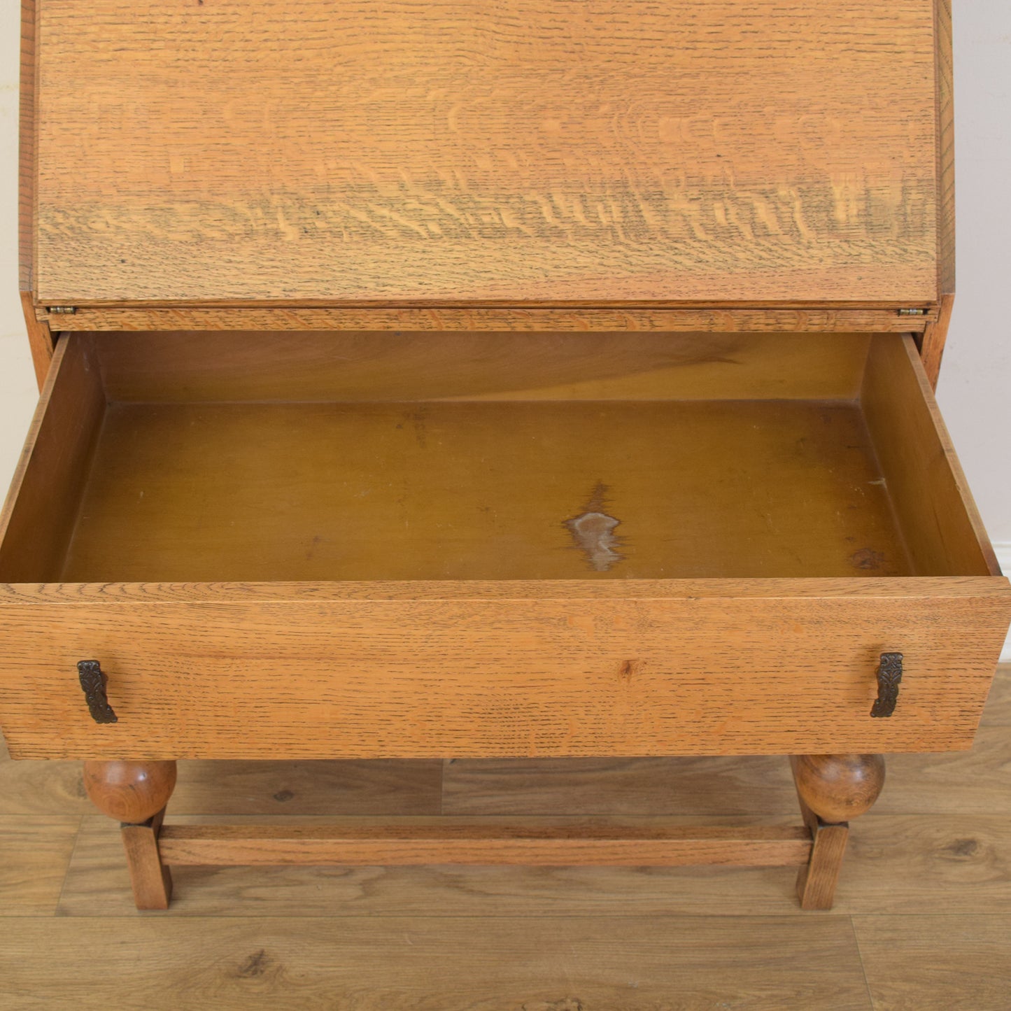 Oak Bureau Bookcase