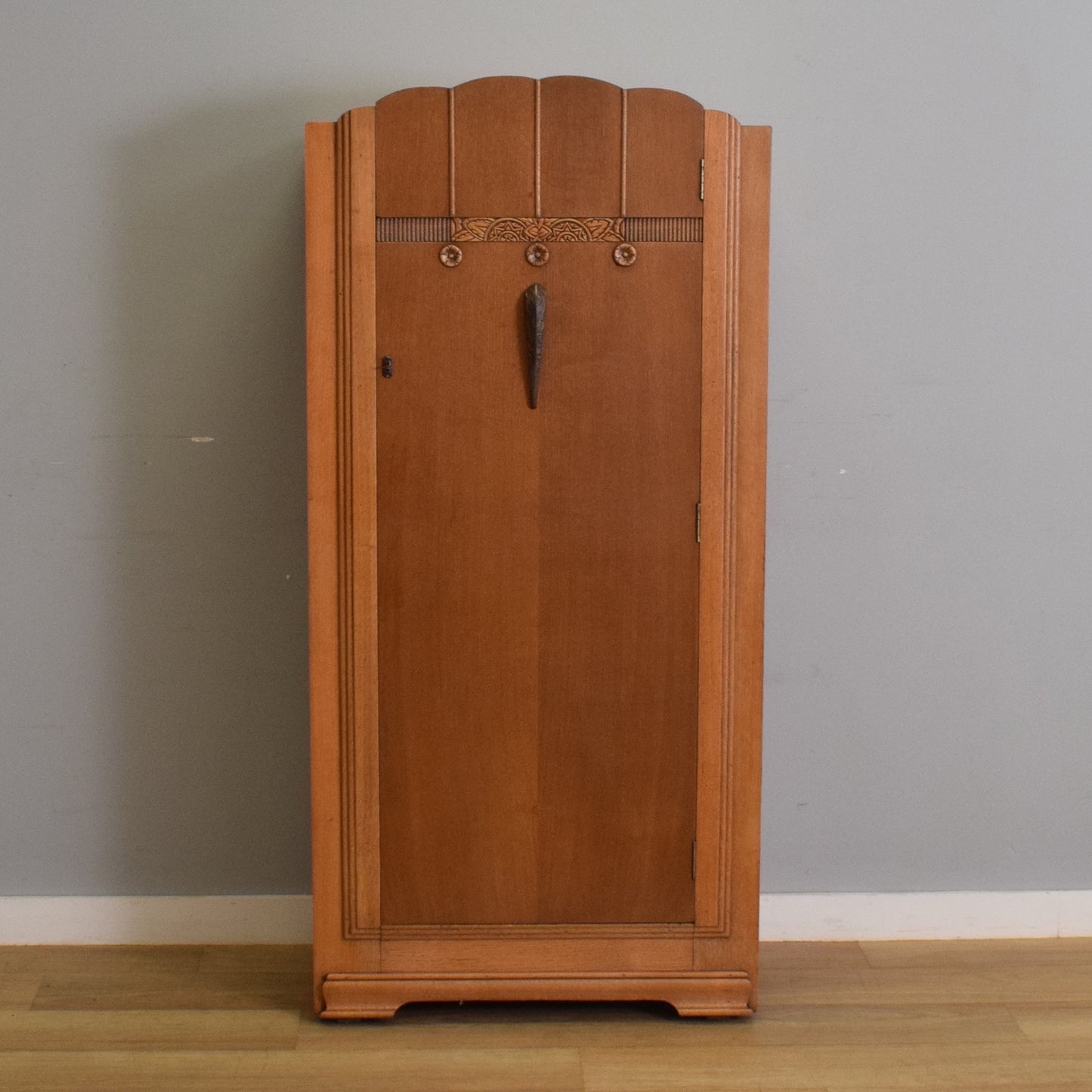 Small Oak Veneer Wardrobe