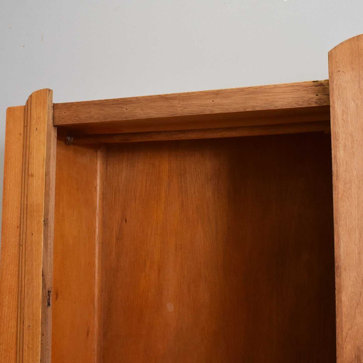 Small Oak Veneer Wardrobe