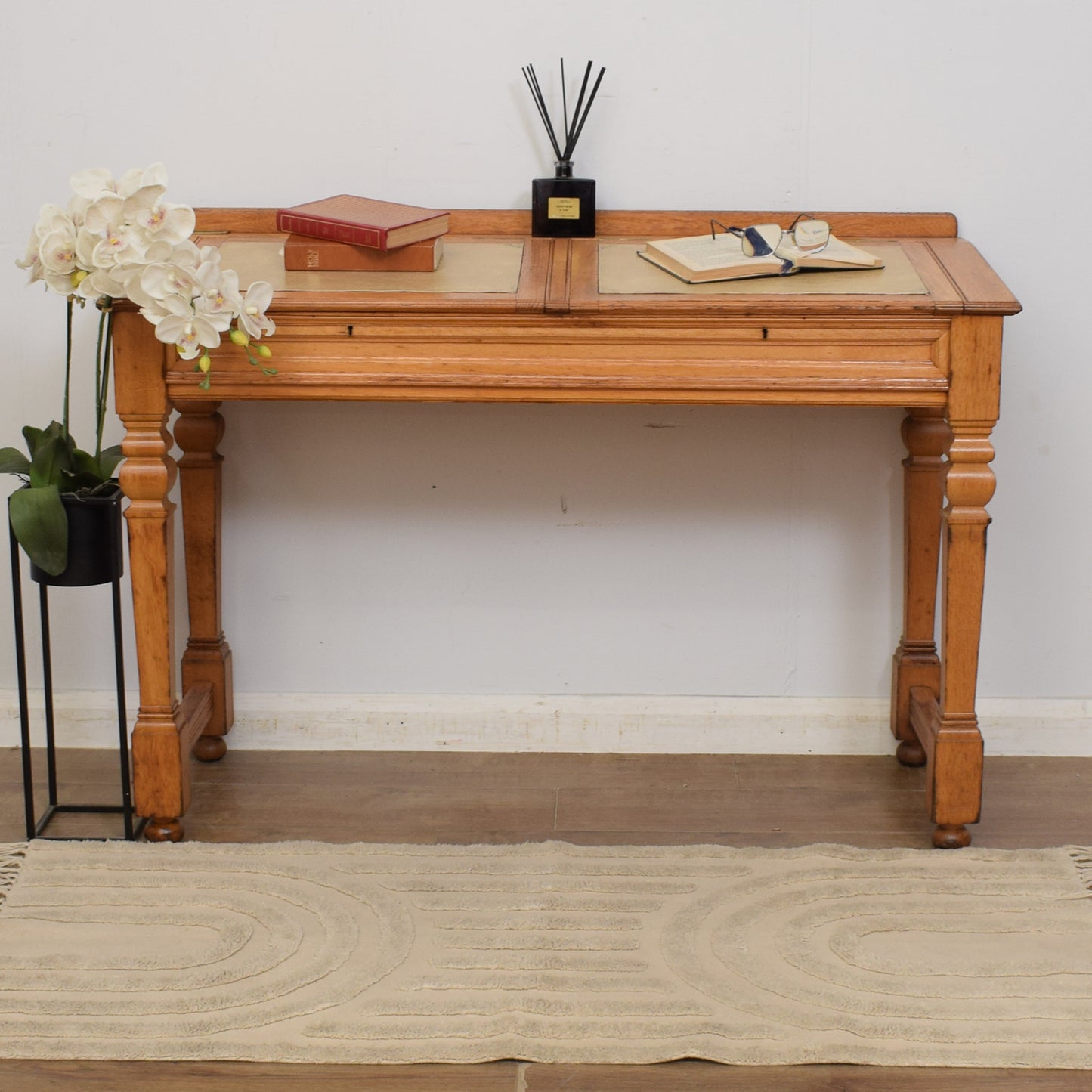 Restored Oak School Desk