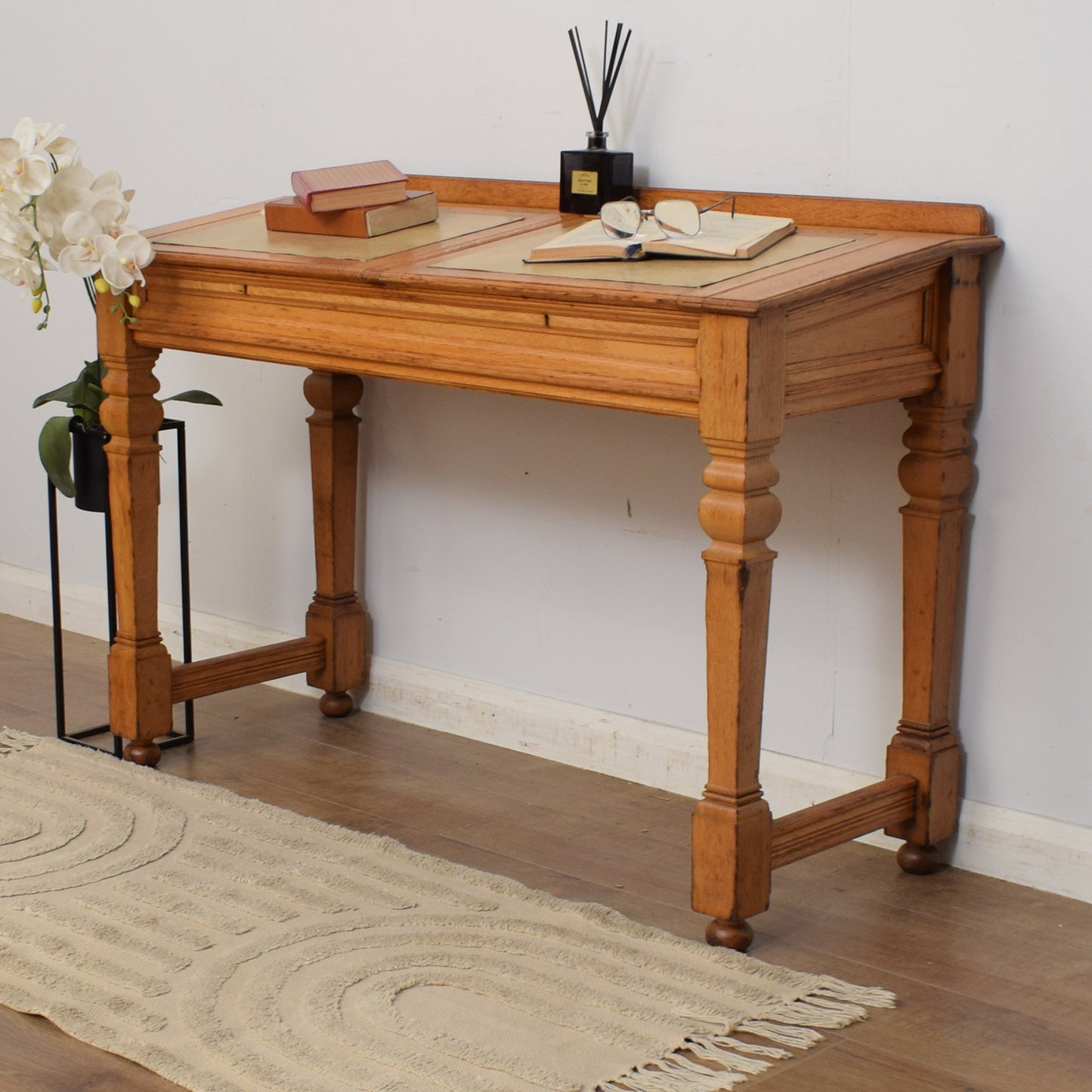 Restored Oak School Desk