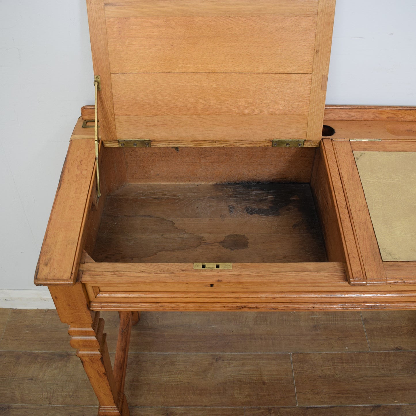 Restored Oak School Desk