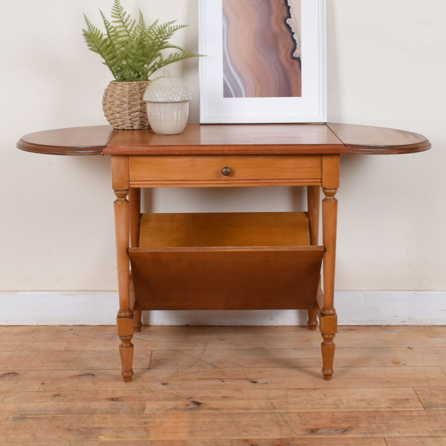 Drop-Leaf Side Table