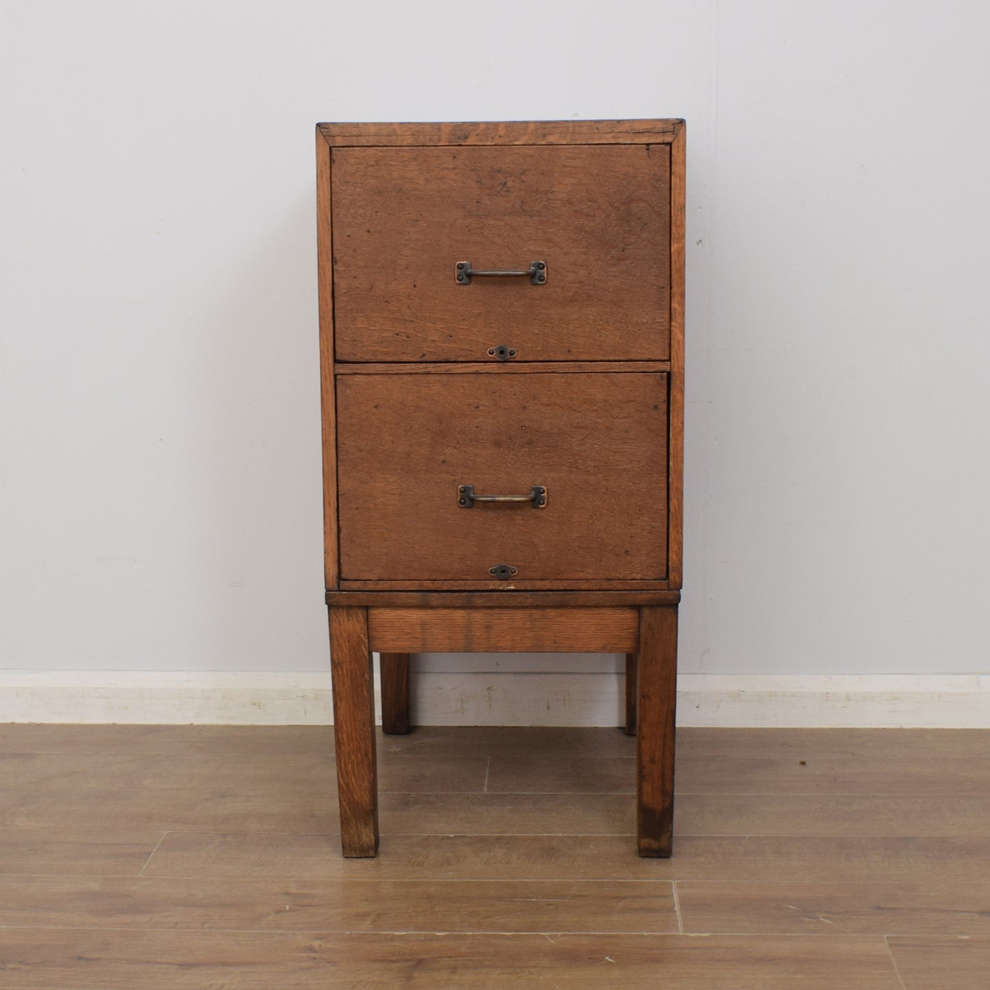 Vintage Oak Filing Cabinet