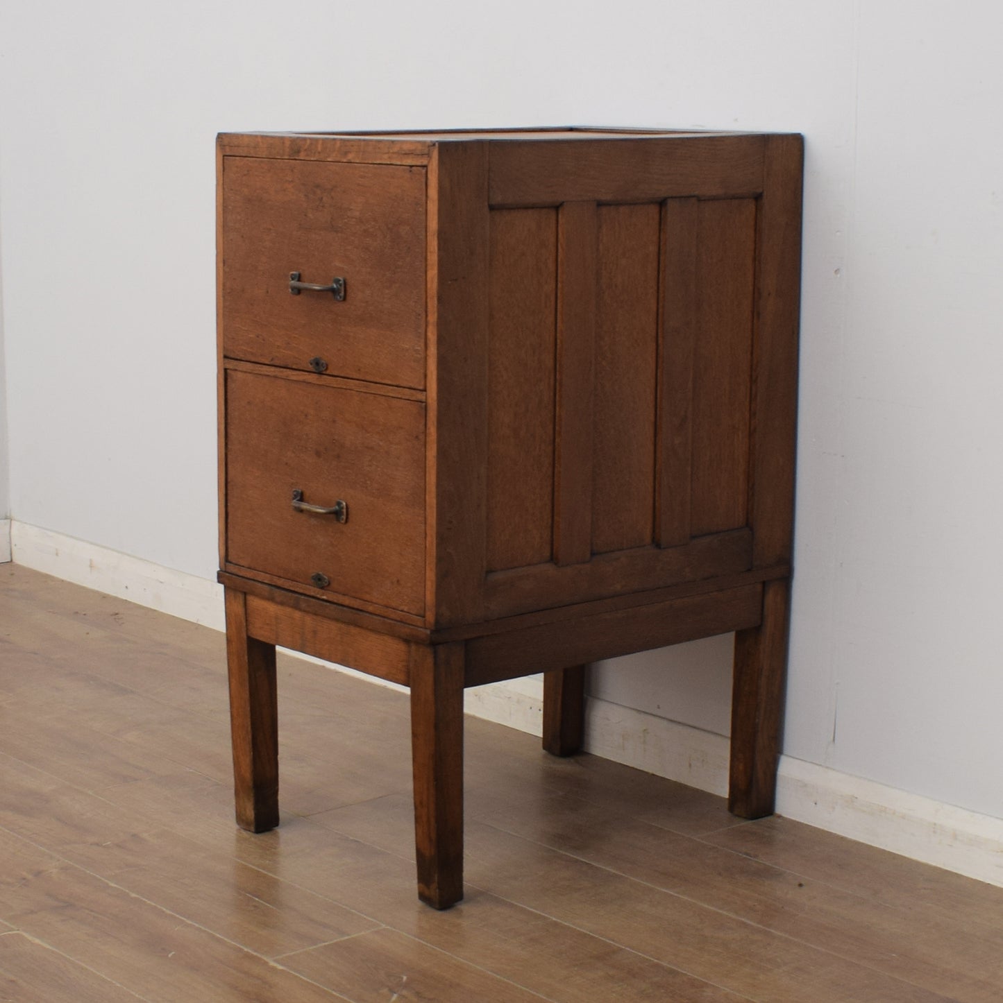 Vintage Oak Filing Cabinet