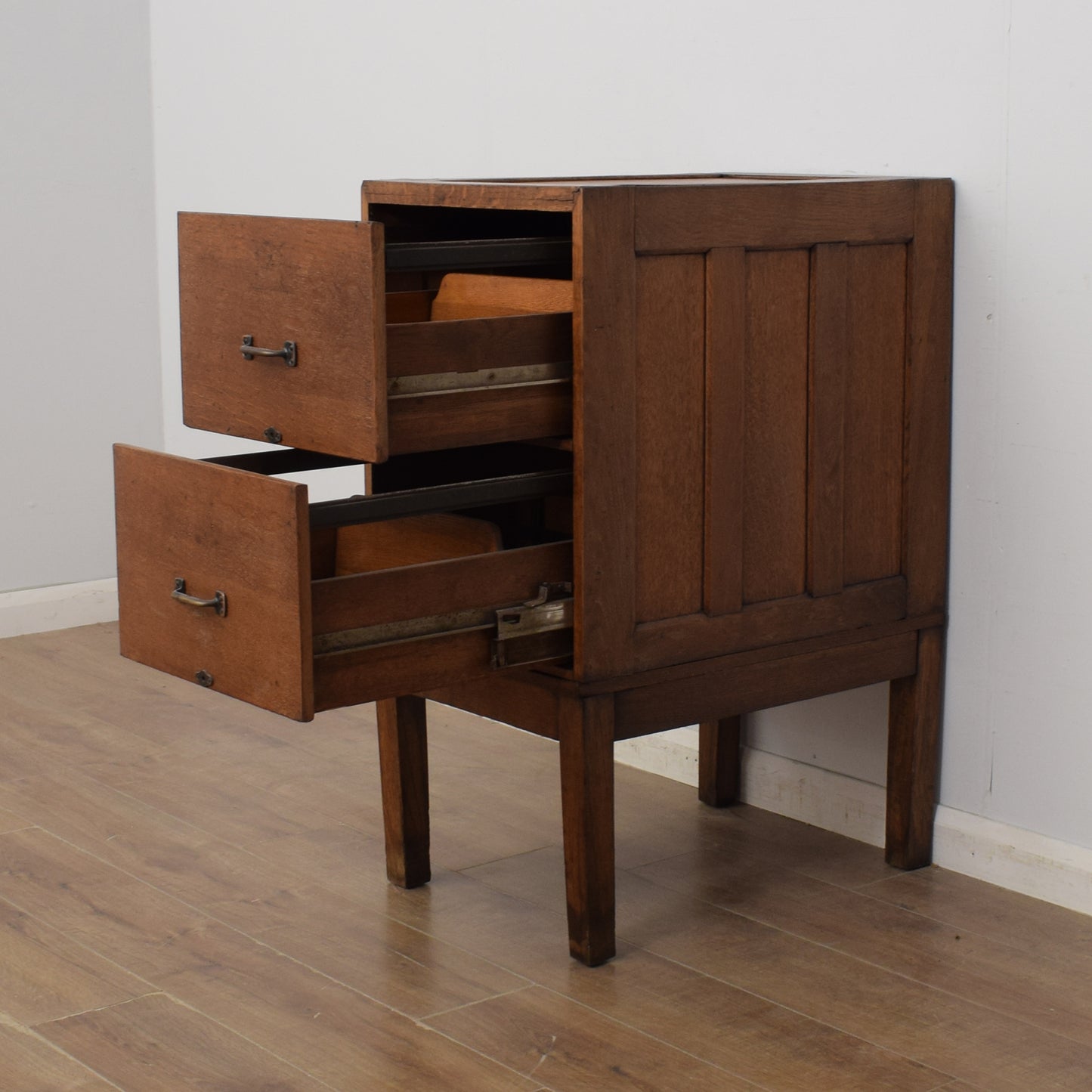 Vintage Oak Filing Cabinet