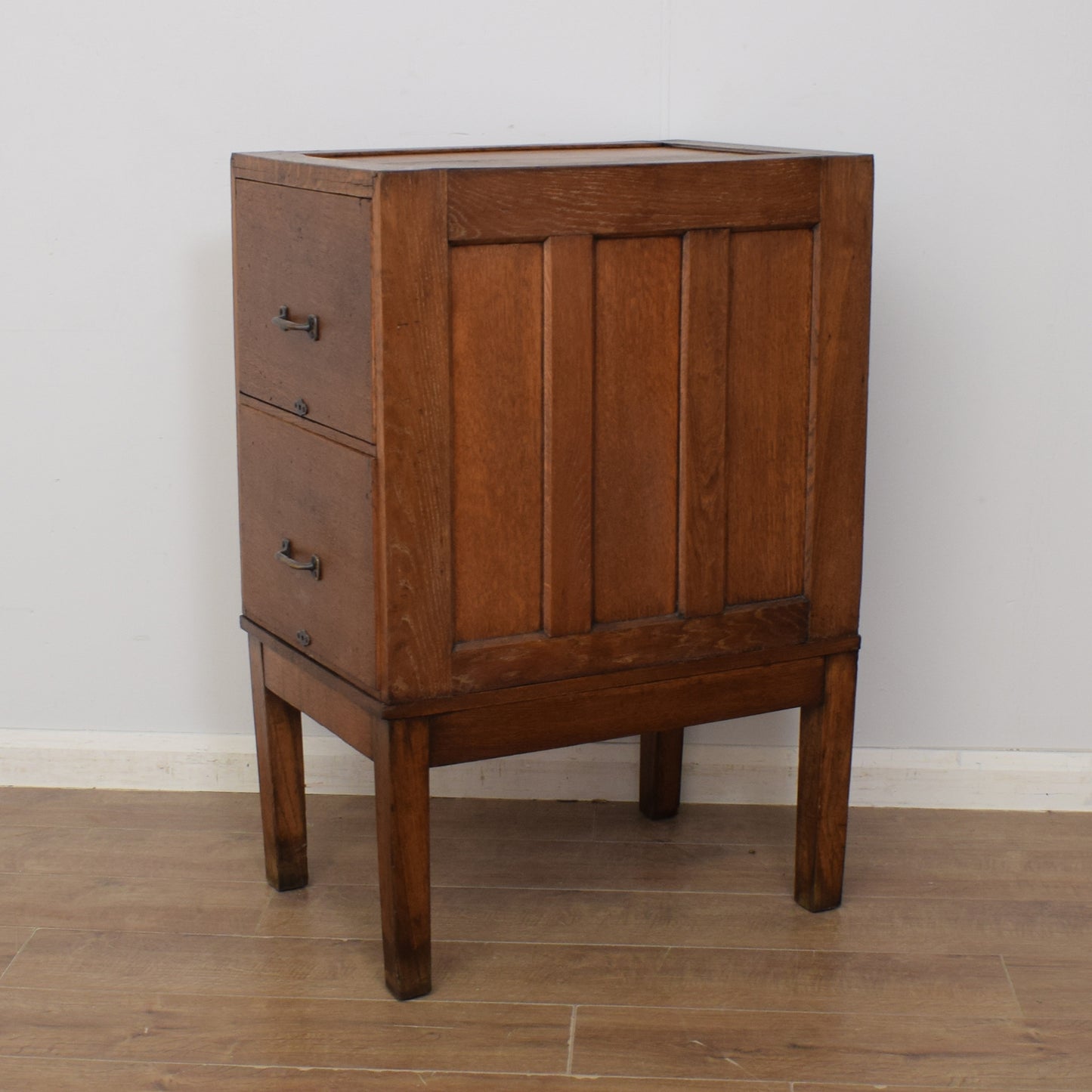 Vintage Oak Filing Cabinet