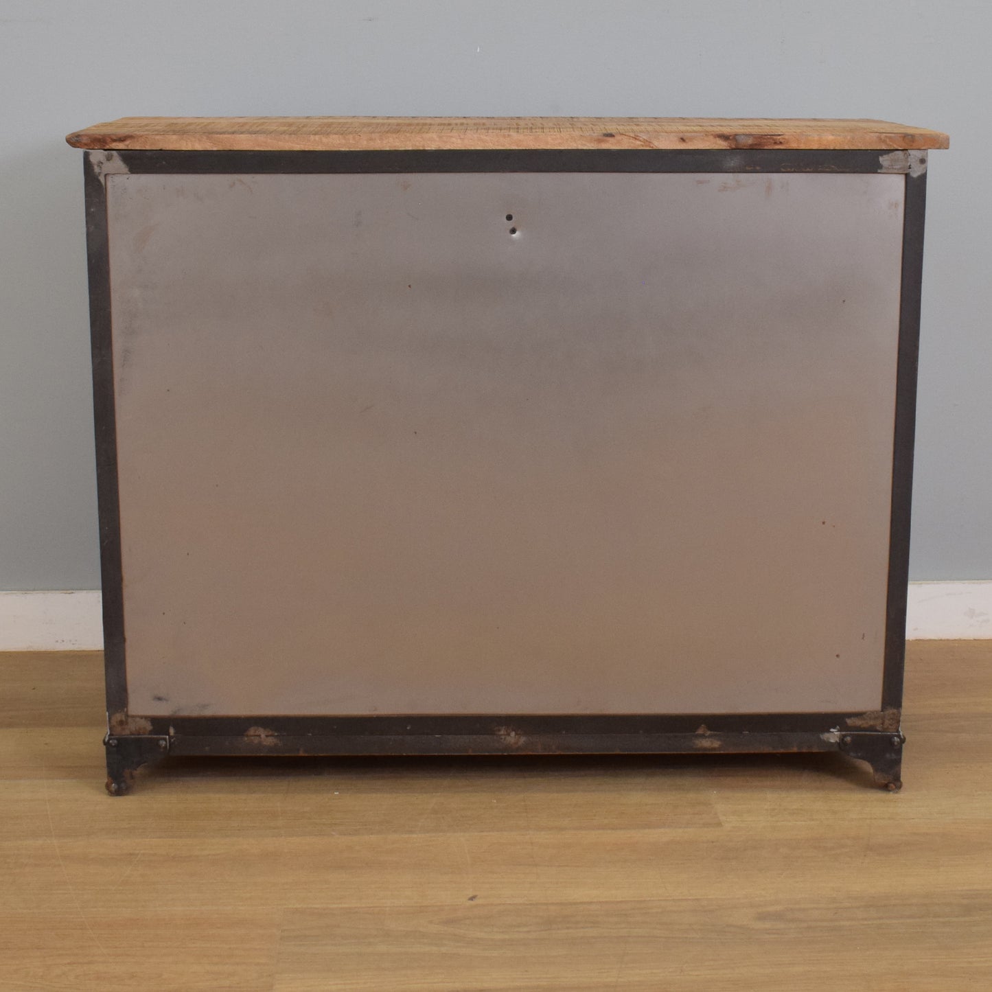 Mango and Iron Chest of Drawers