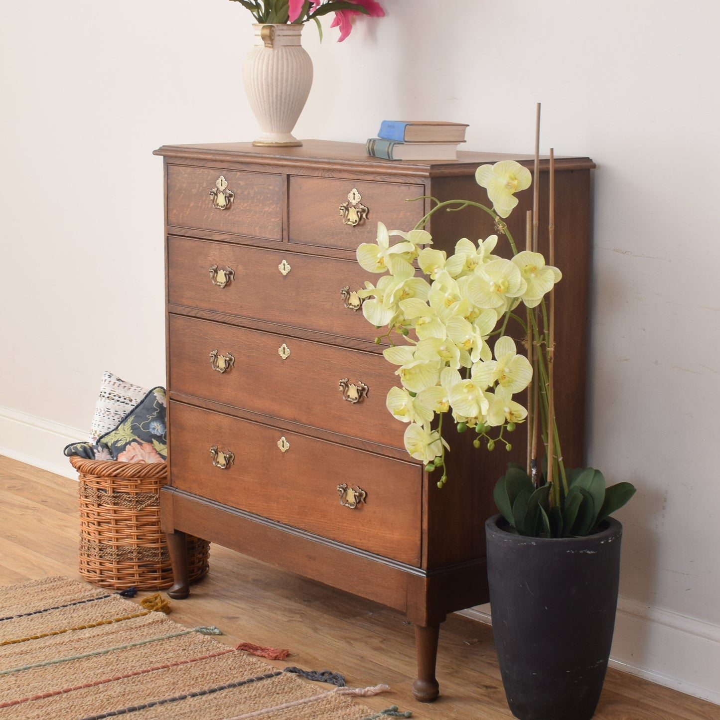 Oak Chest Of Drawers
