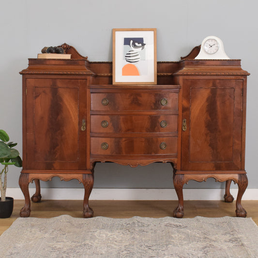 Carved Mahogany Sideboard