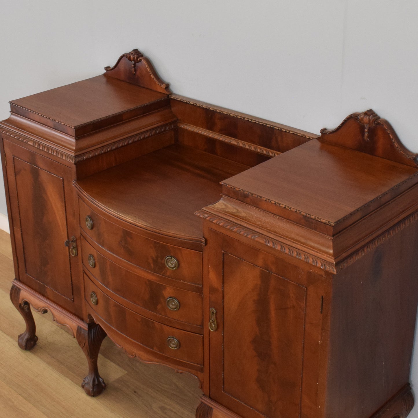 Carved Mahogany Sideboard