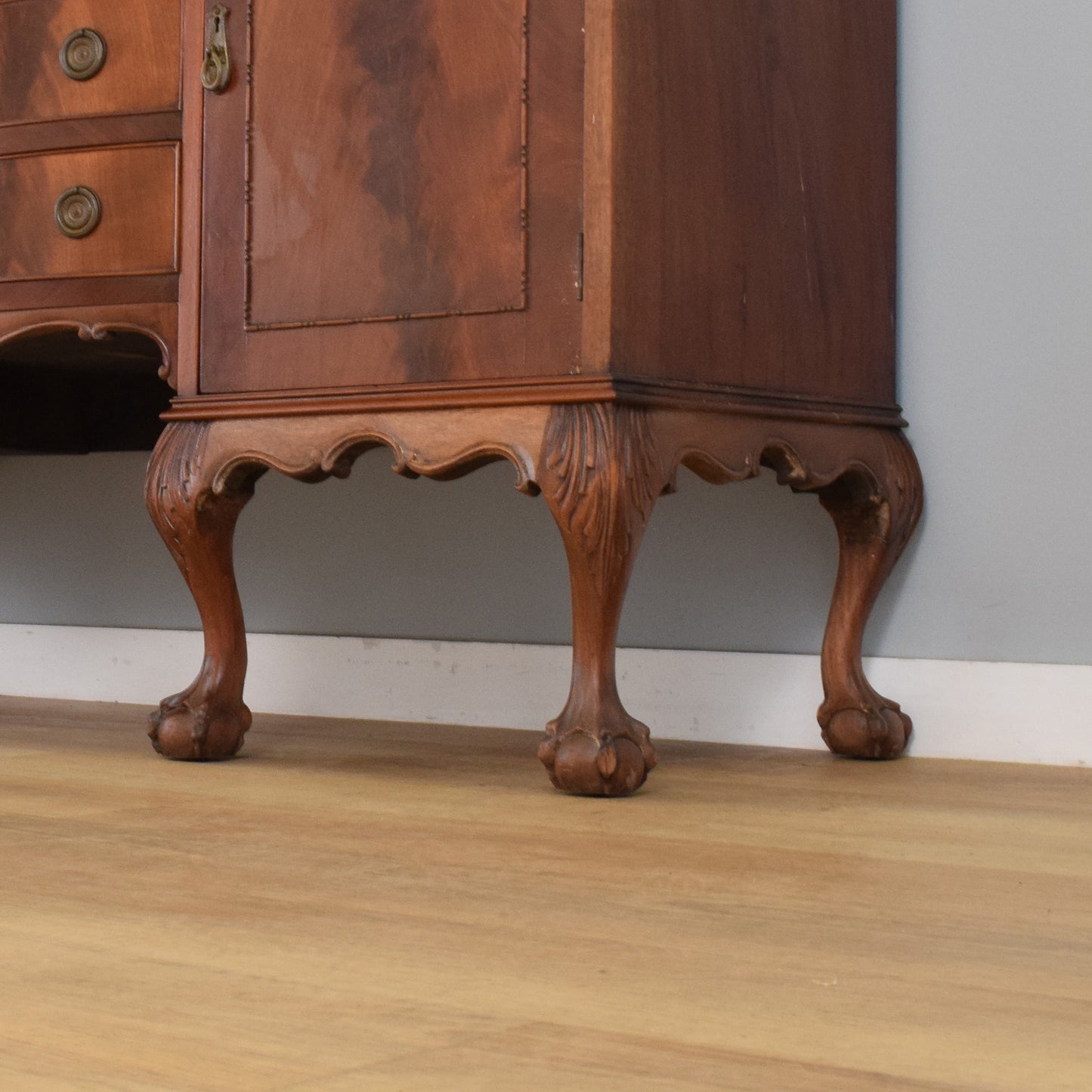 Carved Mahogany Sideboard