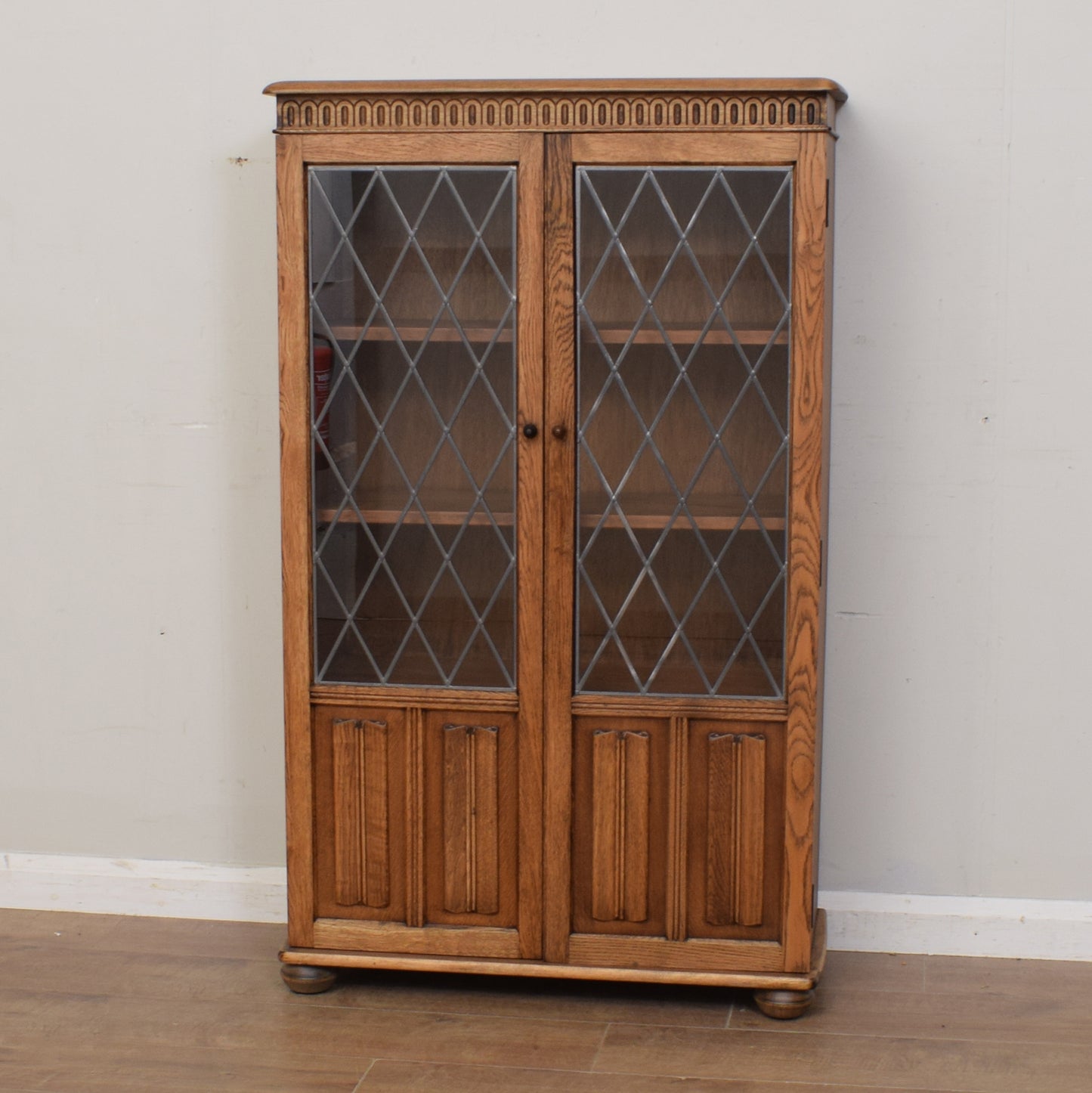 Restored Glazed Bookcase Cabinet