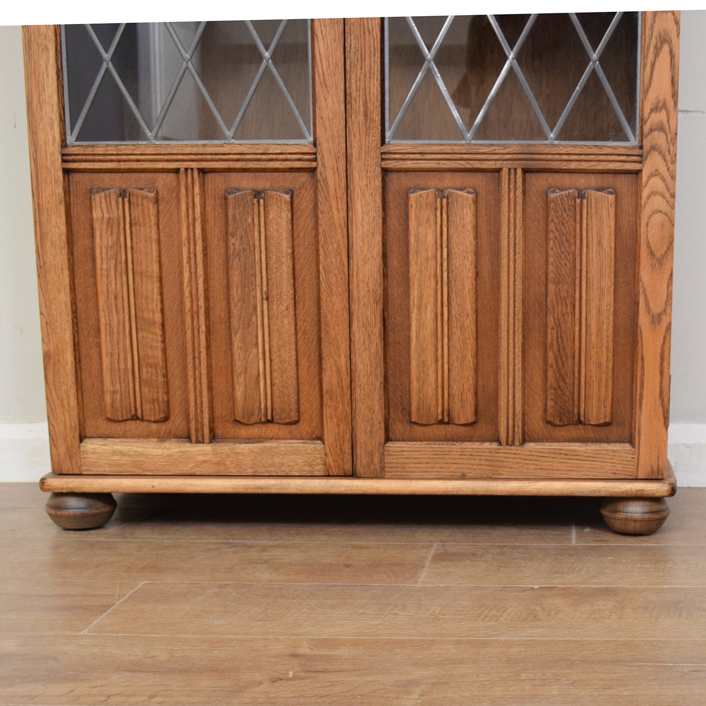 Restored Glazed Bookcase Cabinet