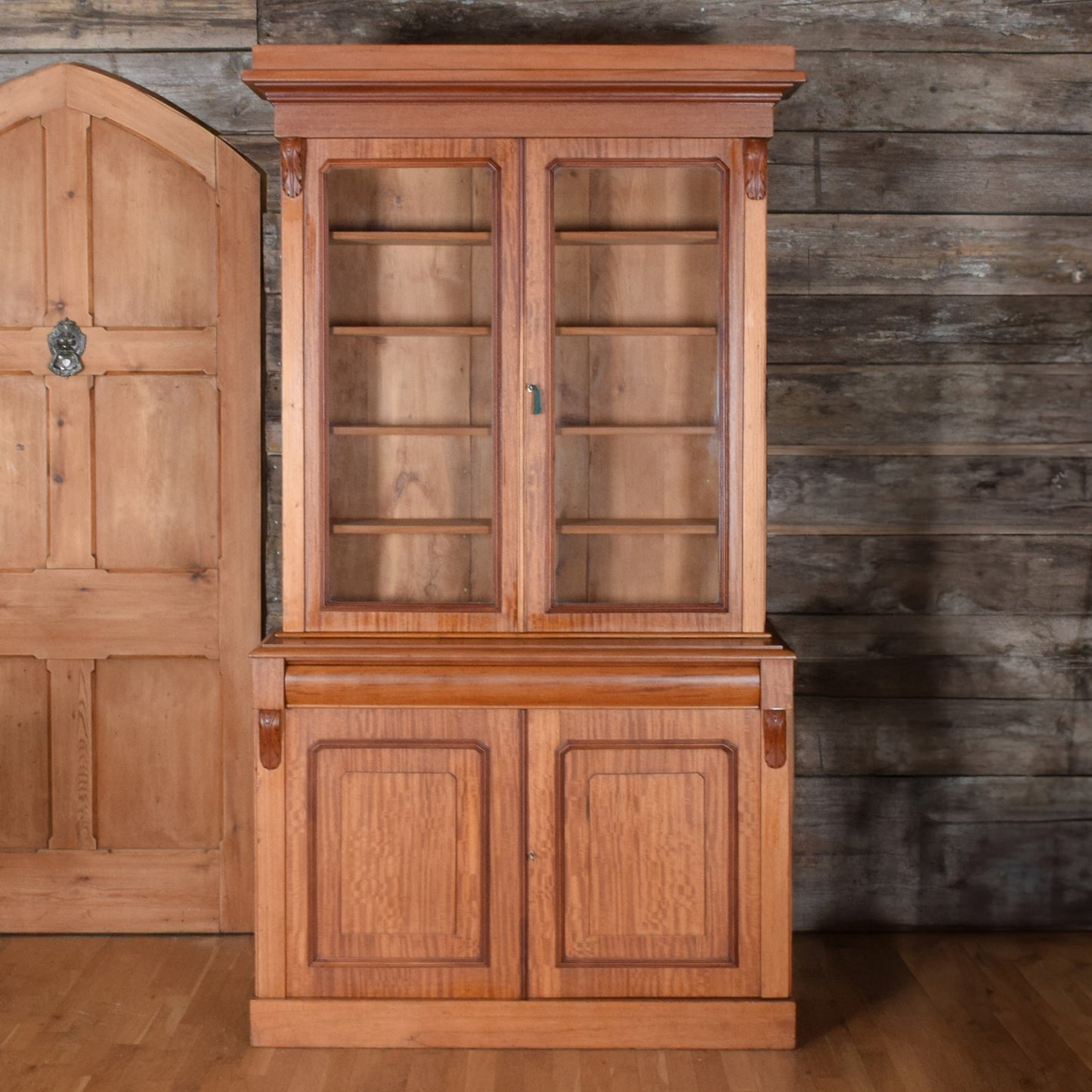 Large Mahogany Glazed Dresser