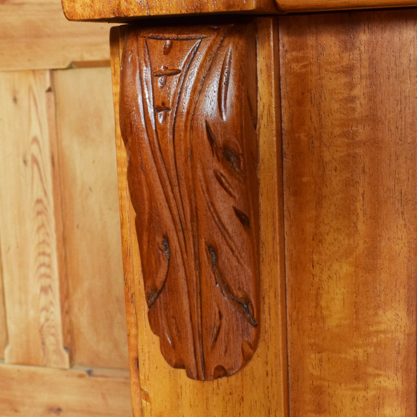 Large Mahogany Glazed Dresser