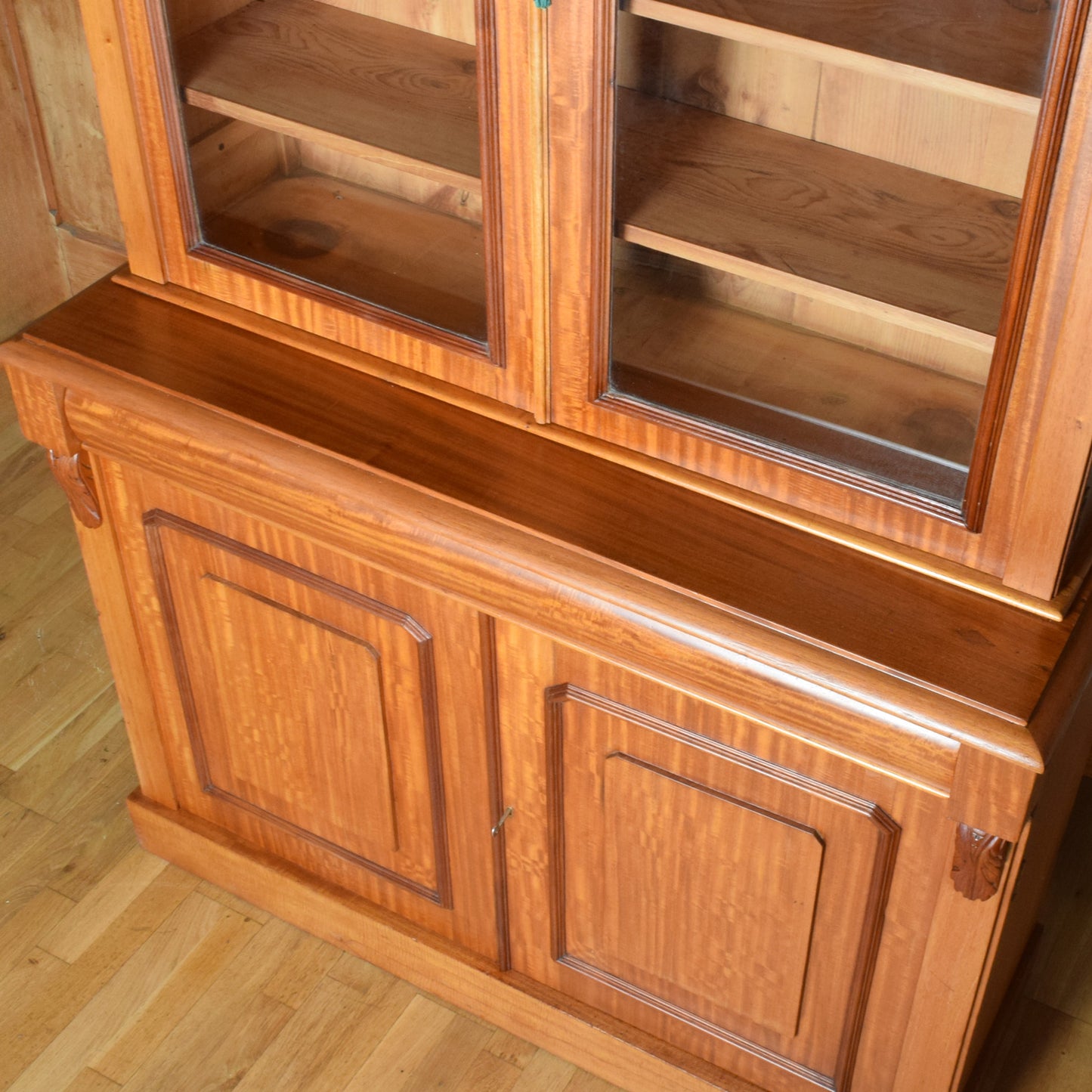 Large Mahogany Glazed Dresser
